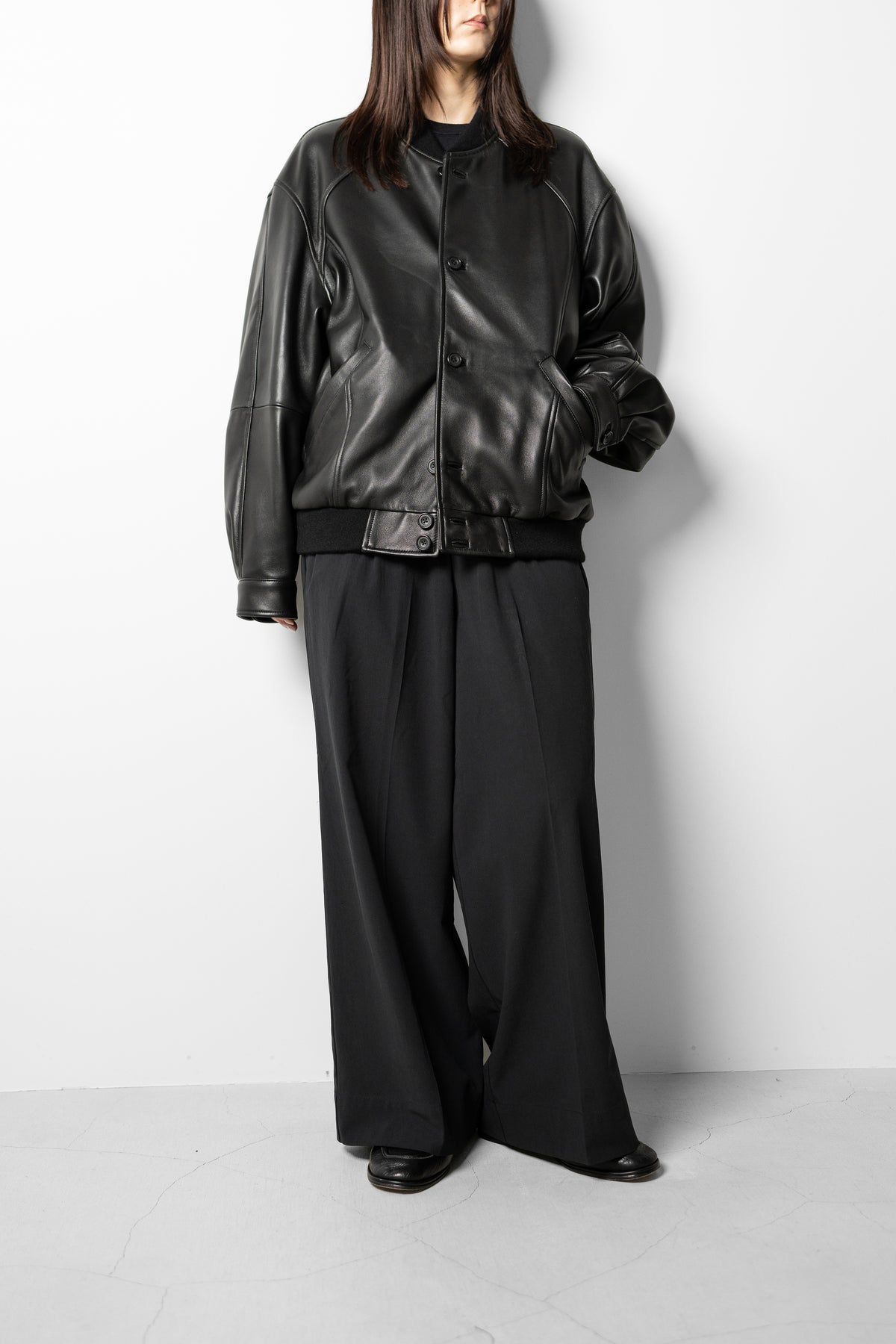 Antwort / LAMBSKIN BLOUSON "BLACK"