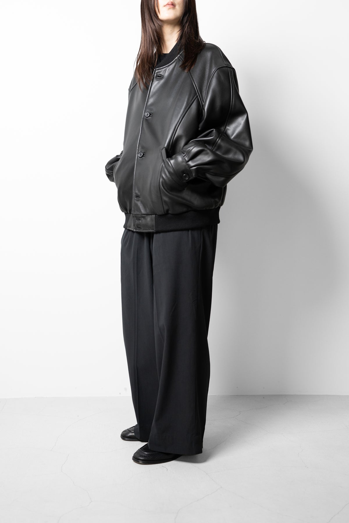 Antwort / LAMBSKIN BLOUSON "BLACK"