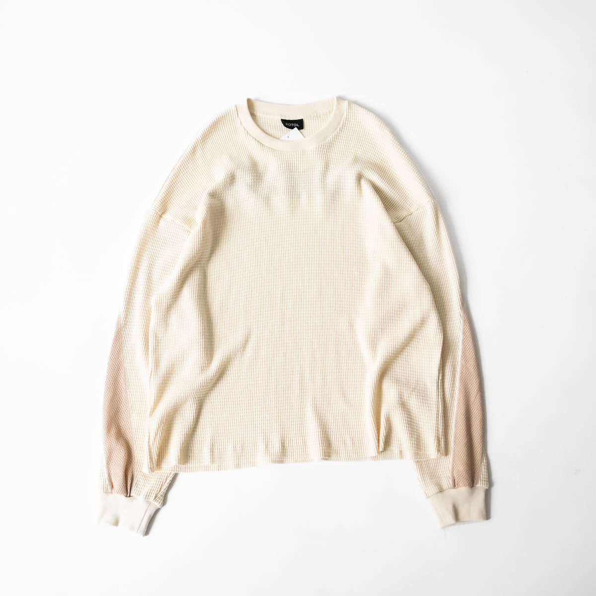 ROTOL(ロトル)/ MILD WAFFLE SWITCH LONG SLEEVE TEE 