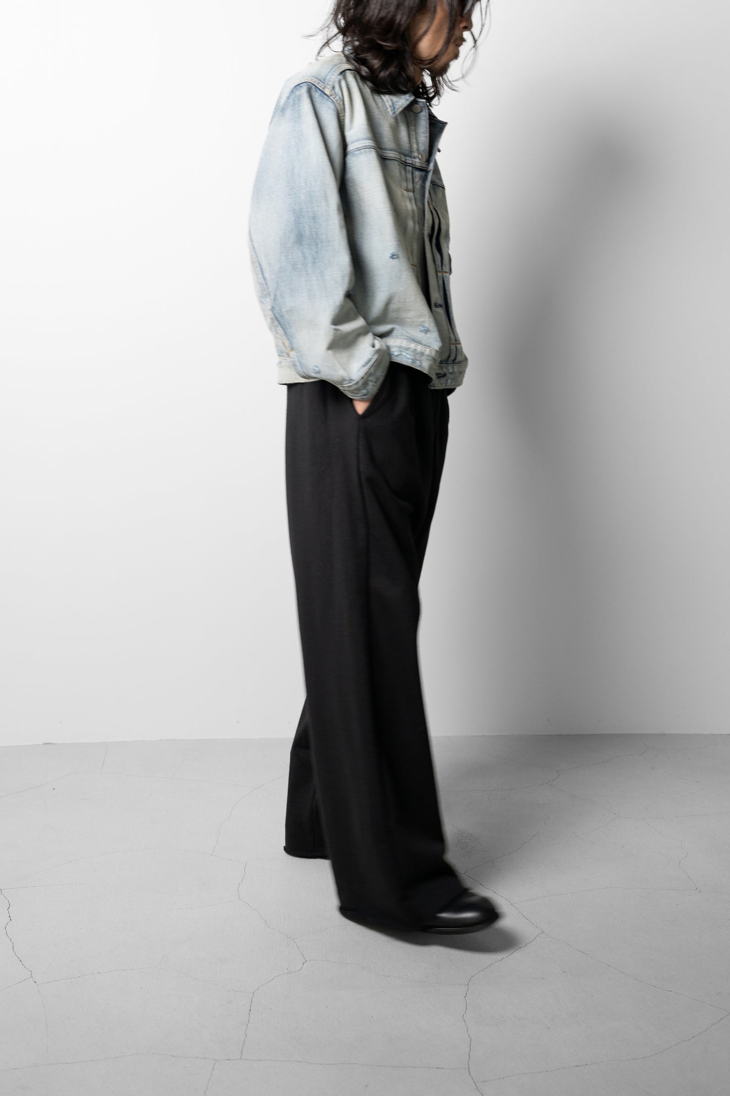 ANCELLM / TYPE-1 AGING DENIM JACKET "L.INDIGO"