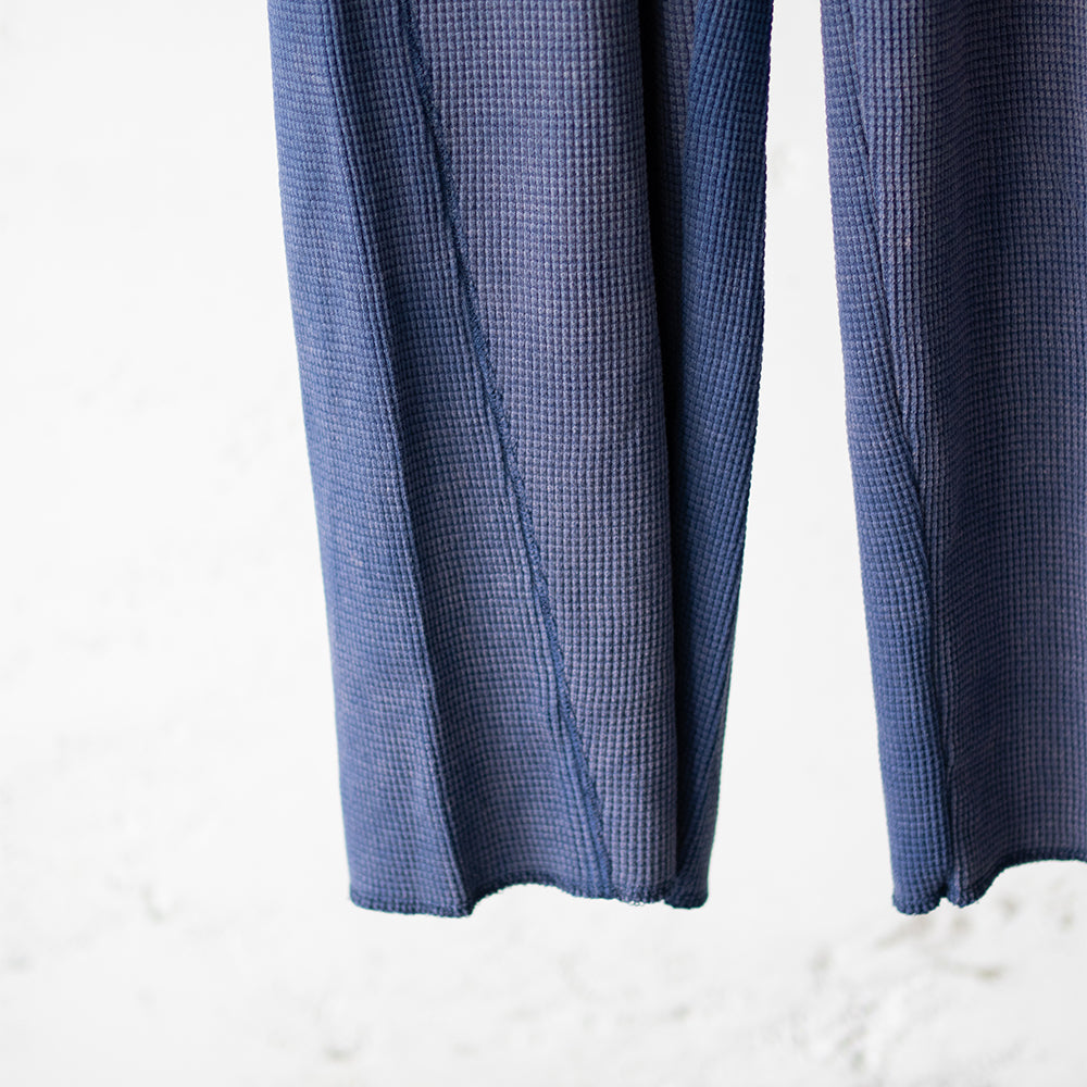 saby / WAFFLE EASY PANTS - Pigment Stone Wash - "MID NIGHT"