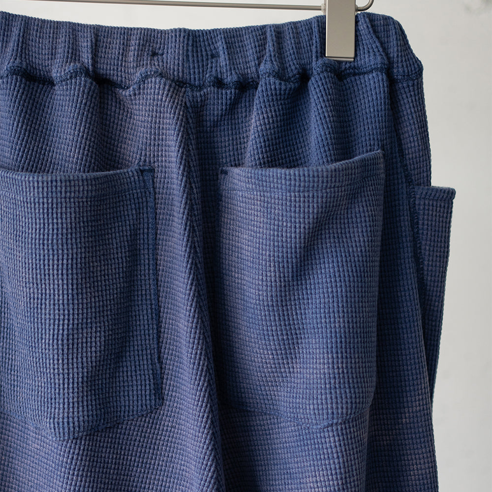 saby / WAFFLE EASY PANTS - Pigment Stone Wash - "MID NIGHT"