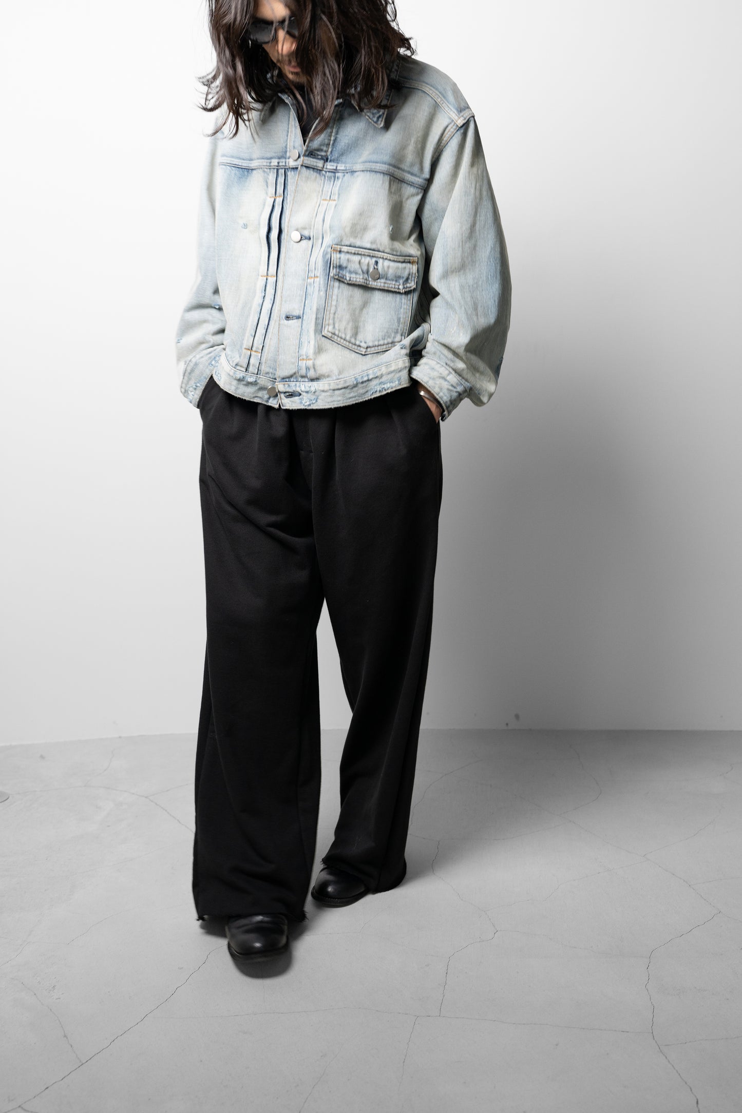 ANCELLM / TYPE-1 AGING DENIM JACKET "L.INDIGO"