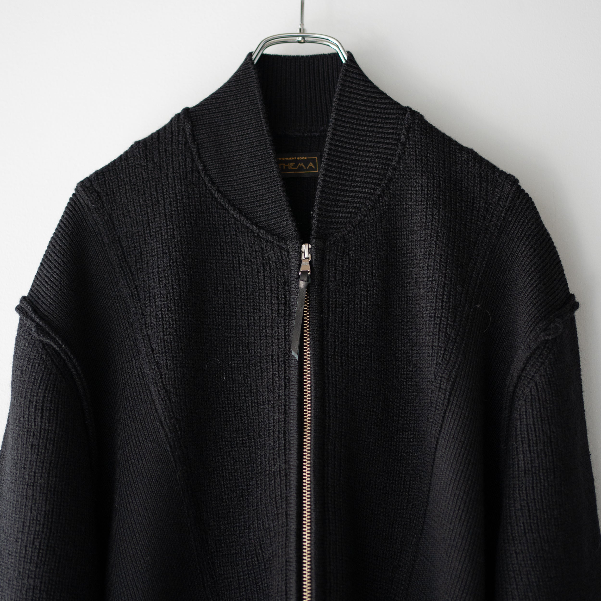 ANTHEM A(アンセムエー)/ BULKY WOOL KNIT ZIP BLOUSON 