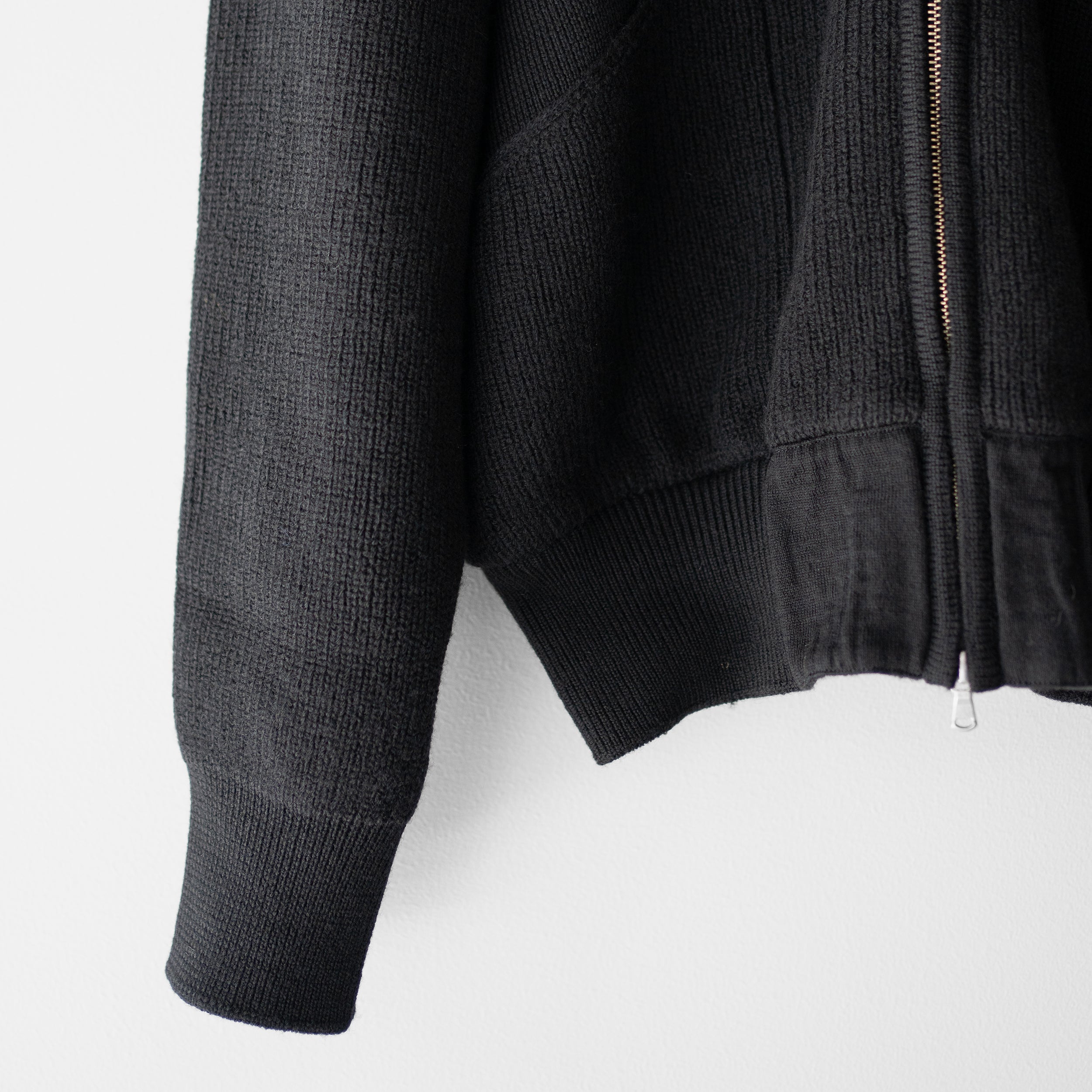 ANTHEM A(アンセムエー)/ BULKY WOOL KNIT ZIP BLOUSON 