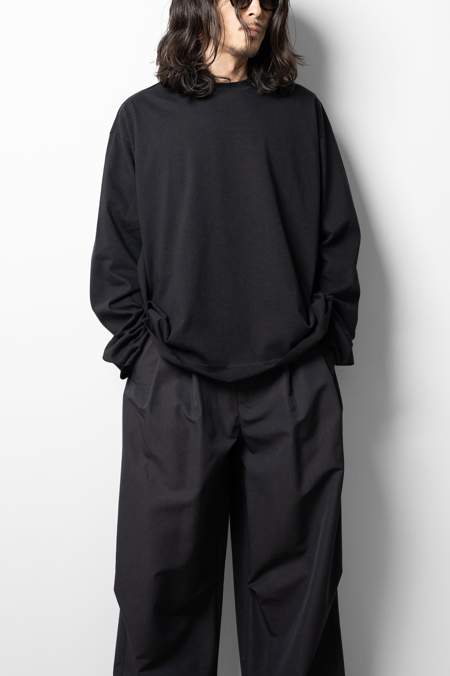 Antwort / CUT OFF LS TEE "BLACK"