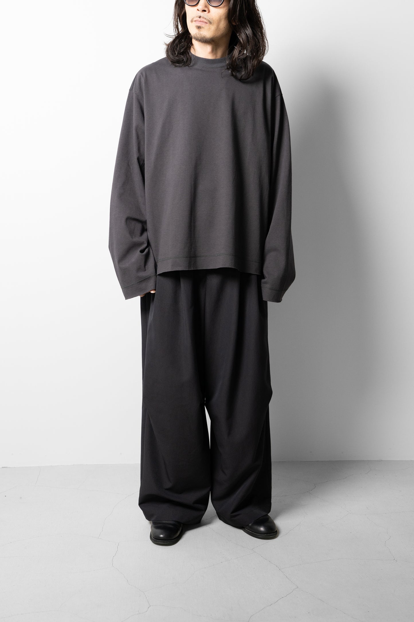 Antwort / CUT OFF LS TEE "GRAY"