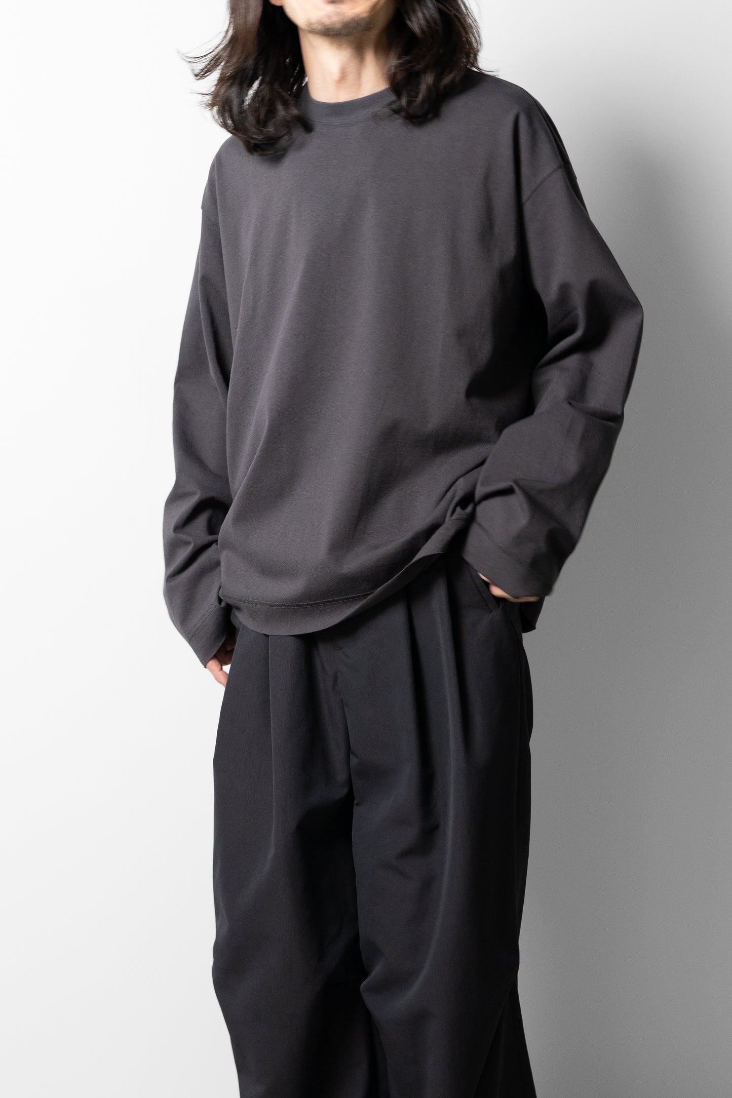 Antwort / CUT OFF LS TEE "GRAY"