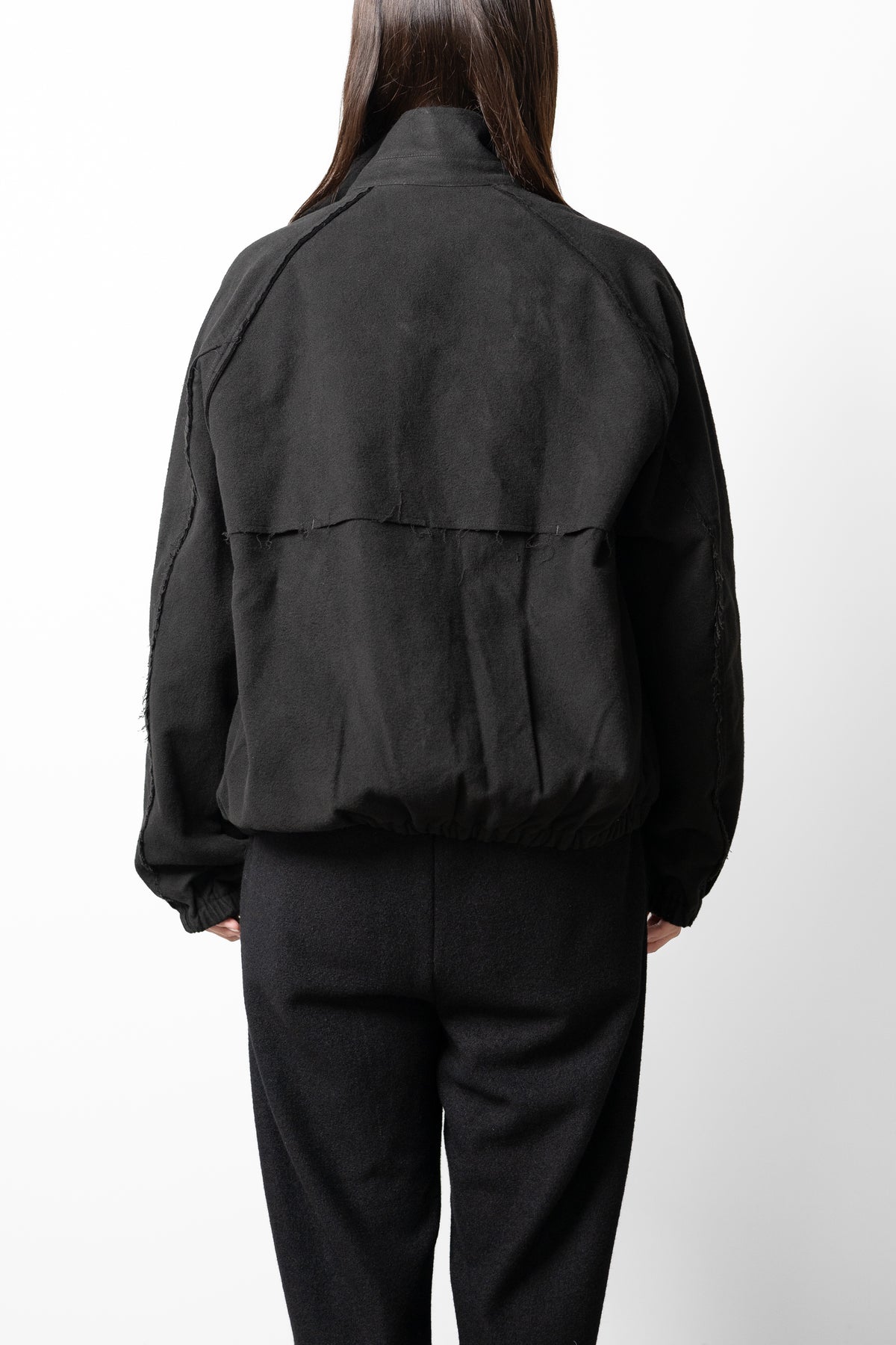 BIBLIOTHERK /  MOLESKIN ZIP SHORT BULOUSON "BLACK"