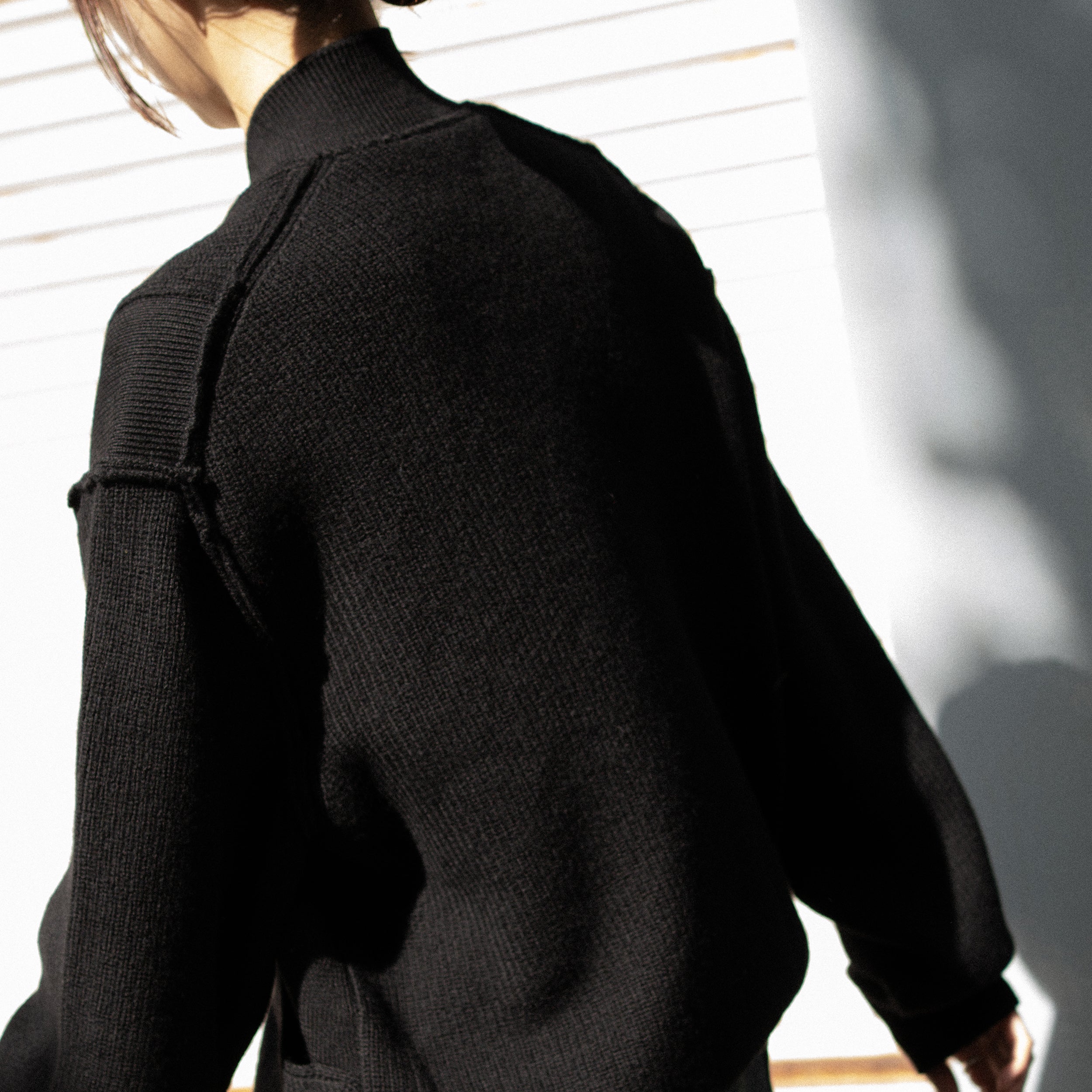 ANTHEM A(アンセムエー)/ BULKY WOOL KNIT ZIP BLOUSON 