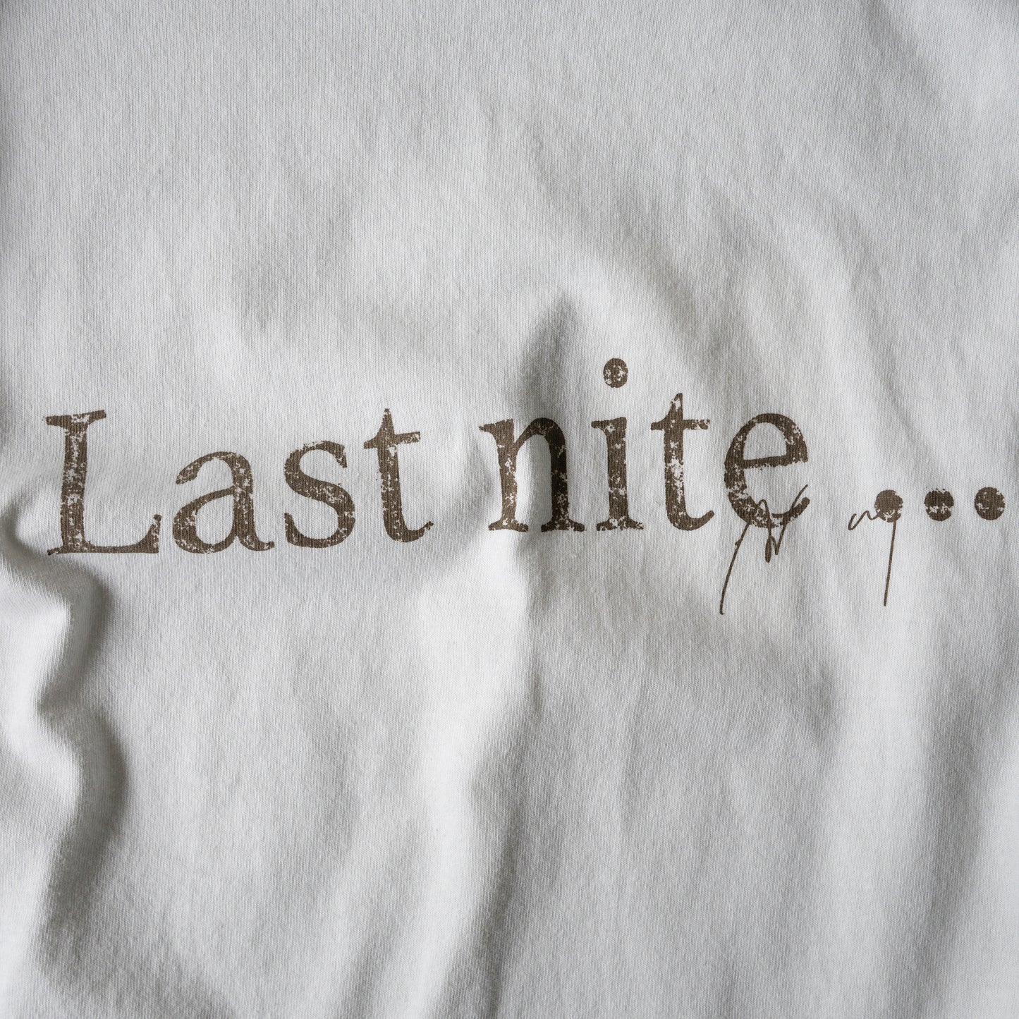 ANCELLM / LAST NITE SS "OFF"