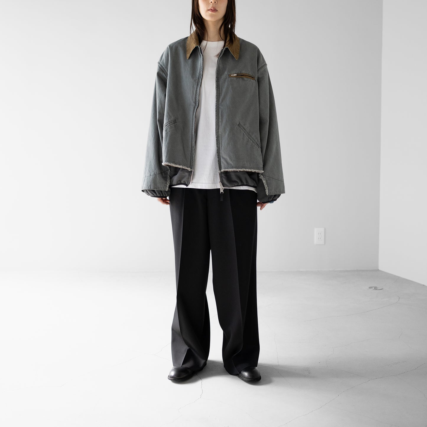 YOKE/ Connected Work Jacket "GRAY"