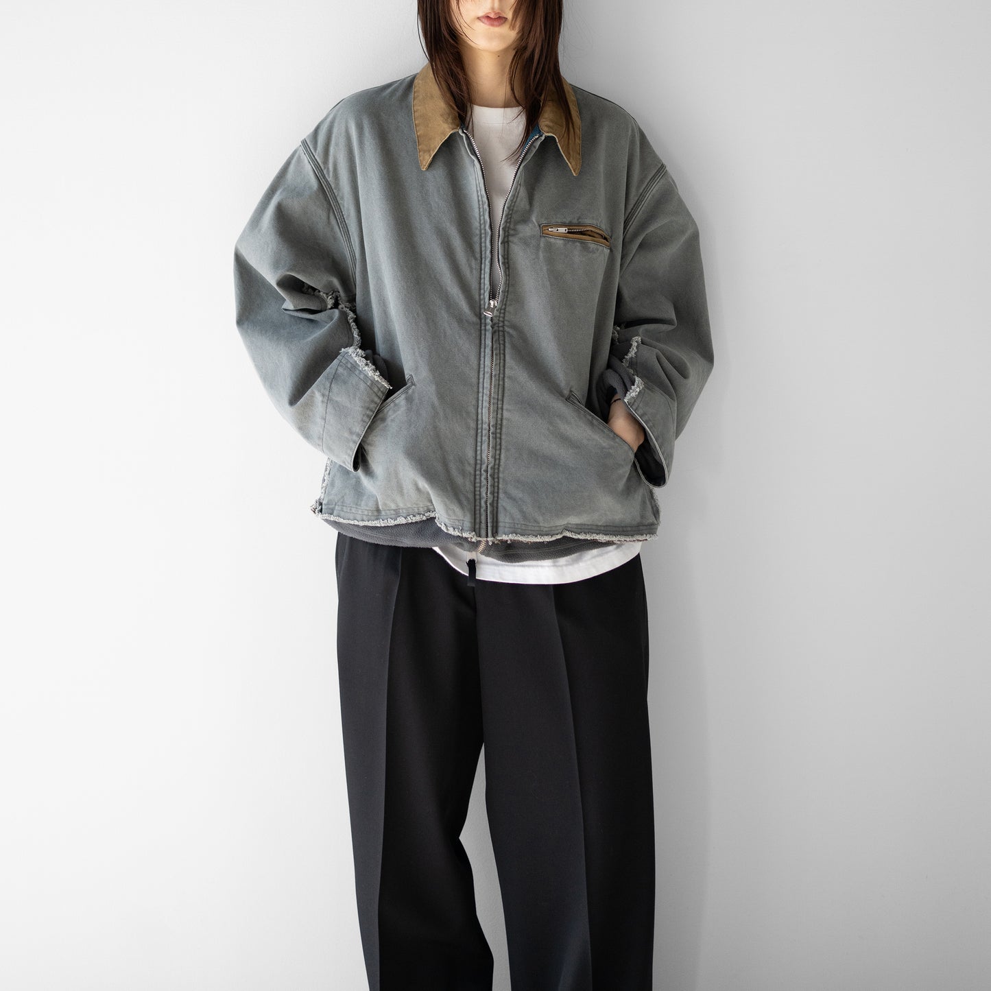 YOKE/ Connected Work Jacket "GRAY"
