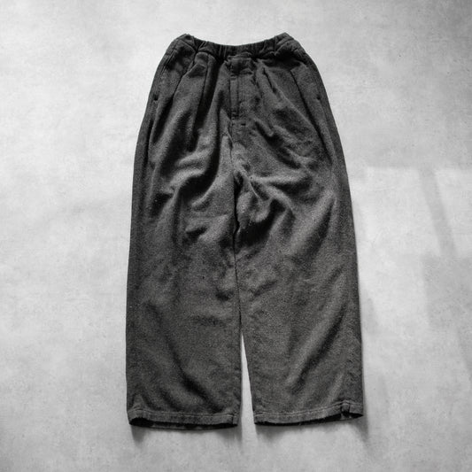 ANCELLM / PILLING TUCK PANTS -ex- "BLACK"