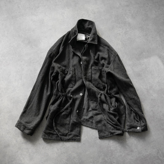 ANCELLM / PILLING SHIRT JACKET -ex- "BLACK"