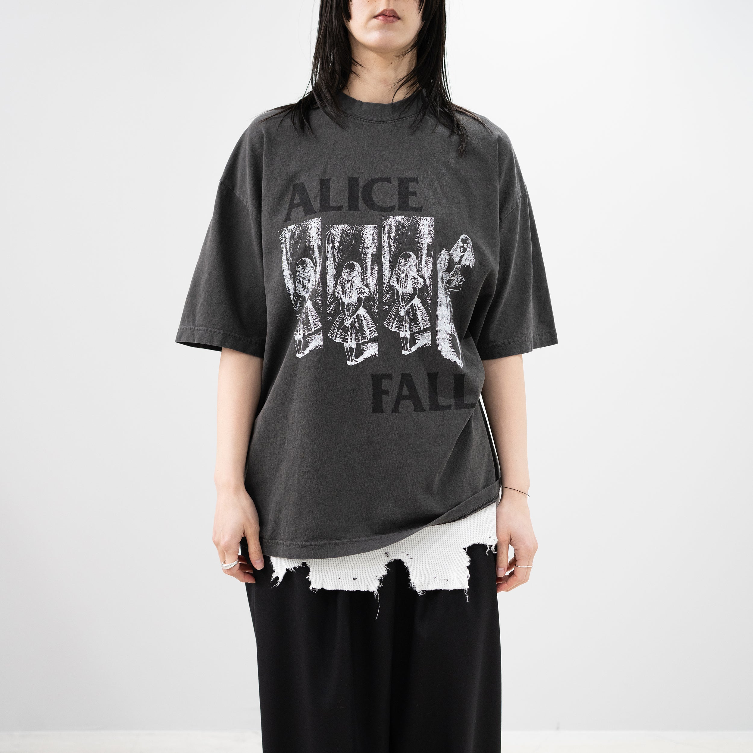 essay エッセイ　短丈 ESSAY(エッセイ)/ OVERSIZED GARMENT DYE T-SHIRT 
