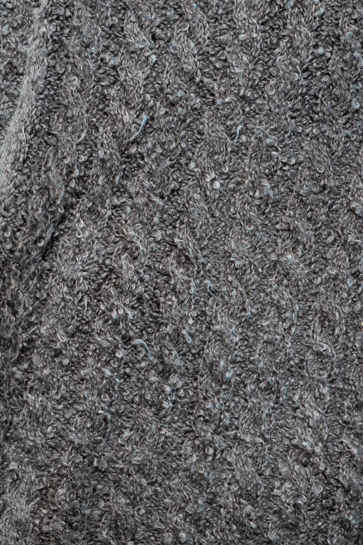 Kota Gushiken/ Bleach & Dye Cable Knit "Light Blue"
