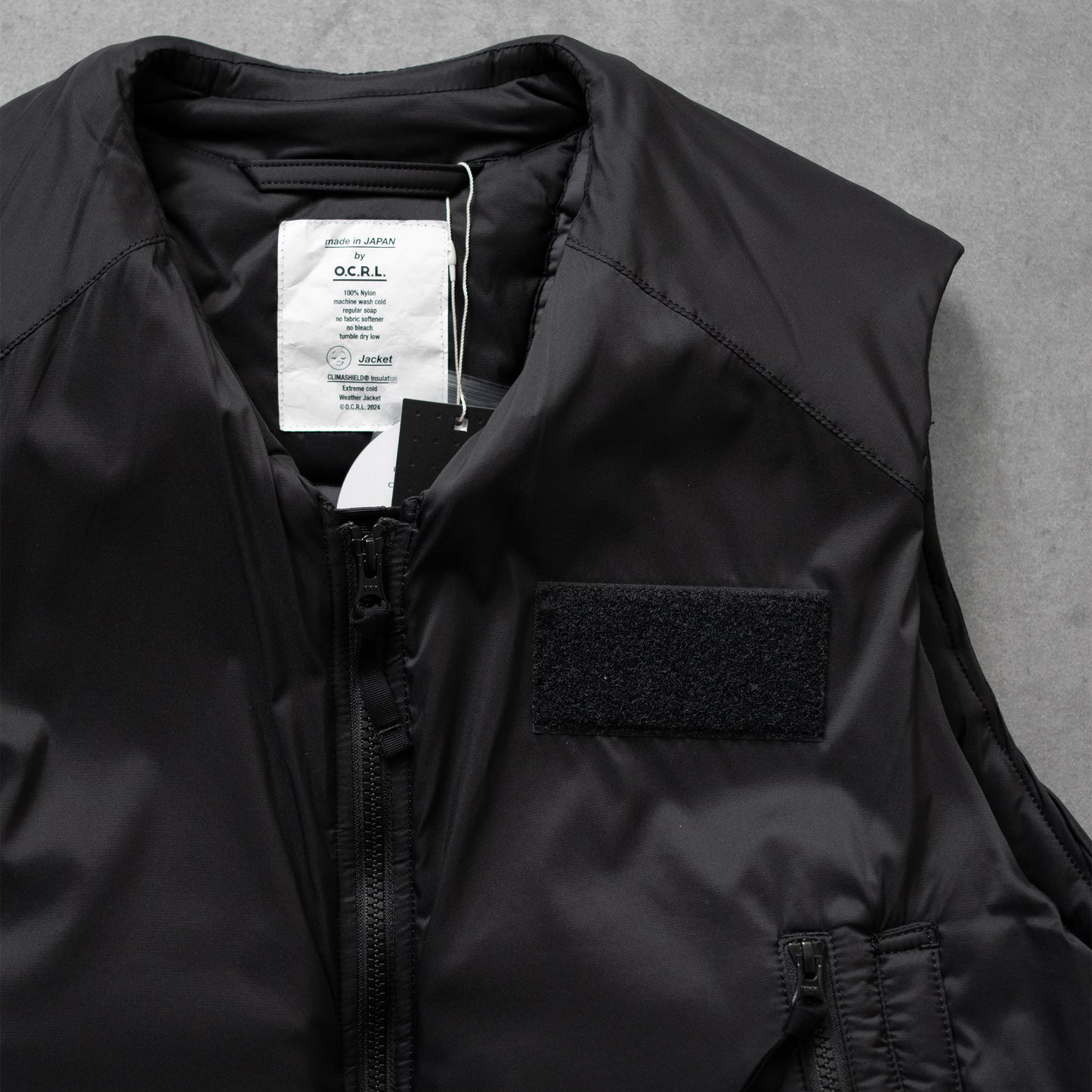 O- /  SLEEPY VEST "Black"