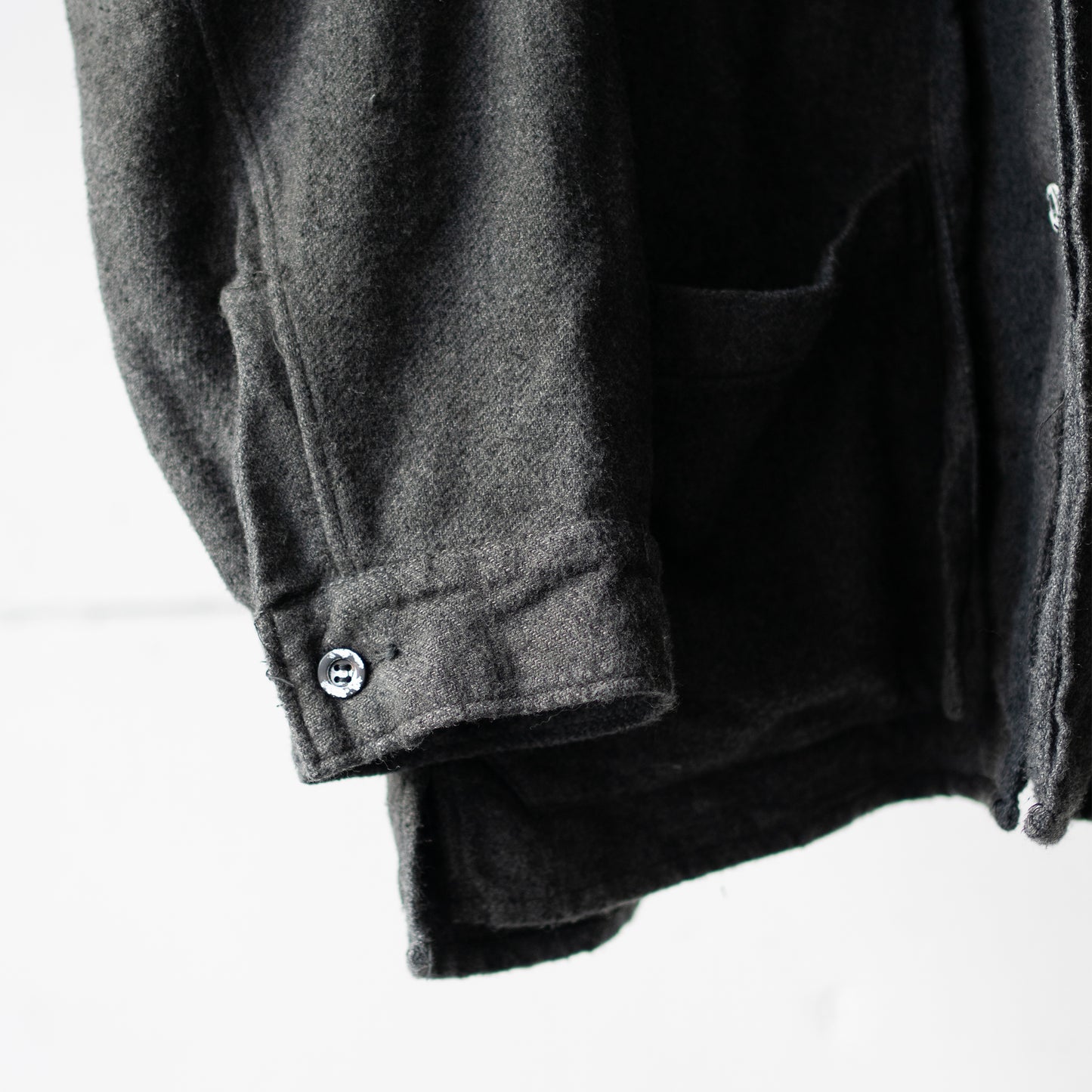 ANCELLM / PILLING SHIRT JACKET -ex- "BLACK"