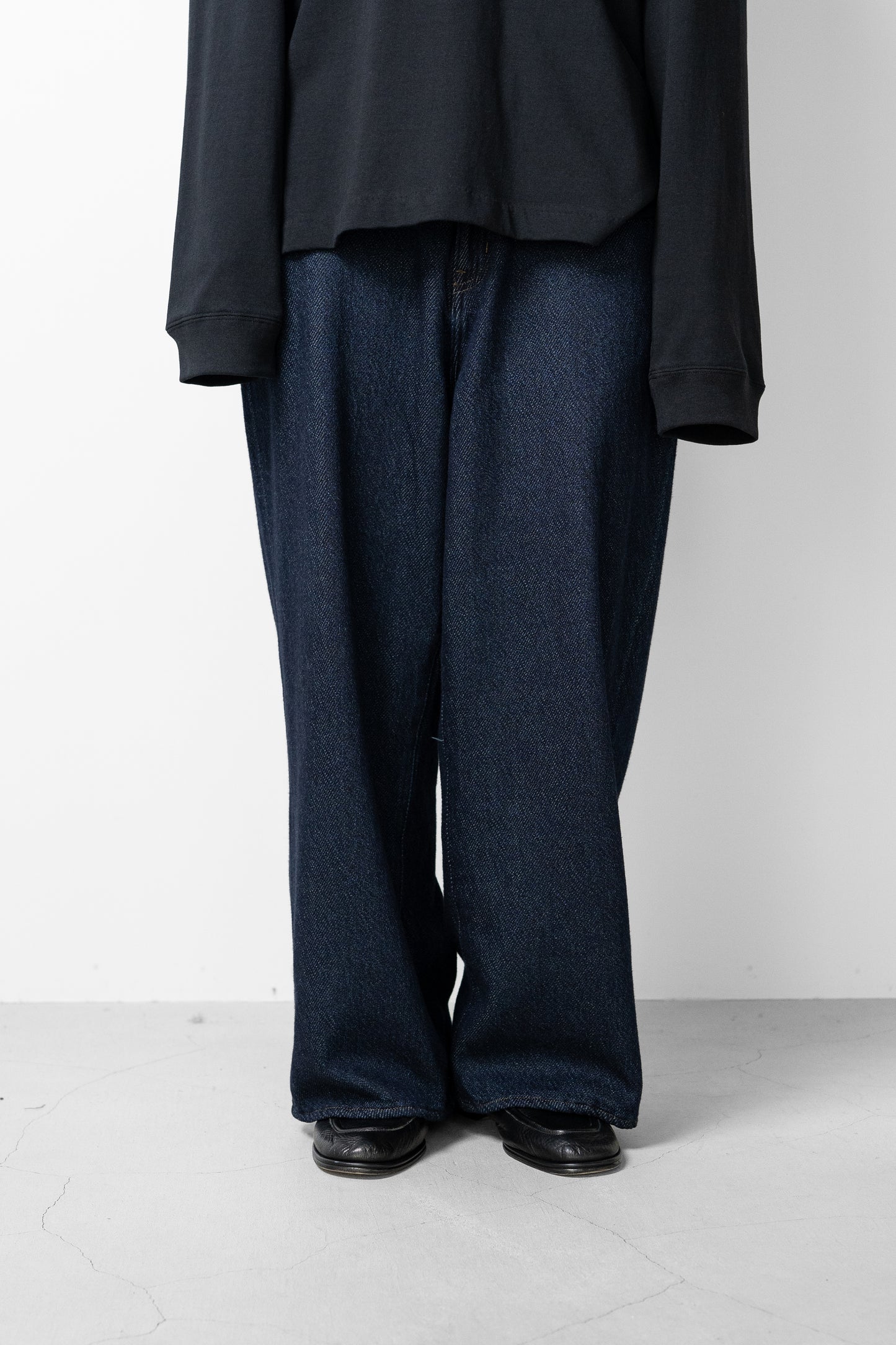 Afiit / LOOSE DENIM PANTS  "INDIGO"