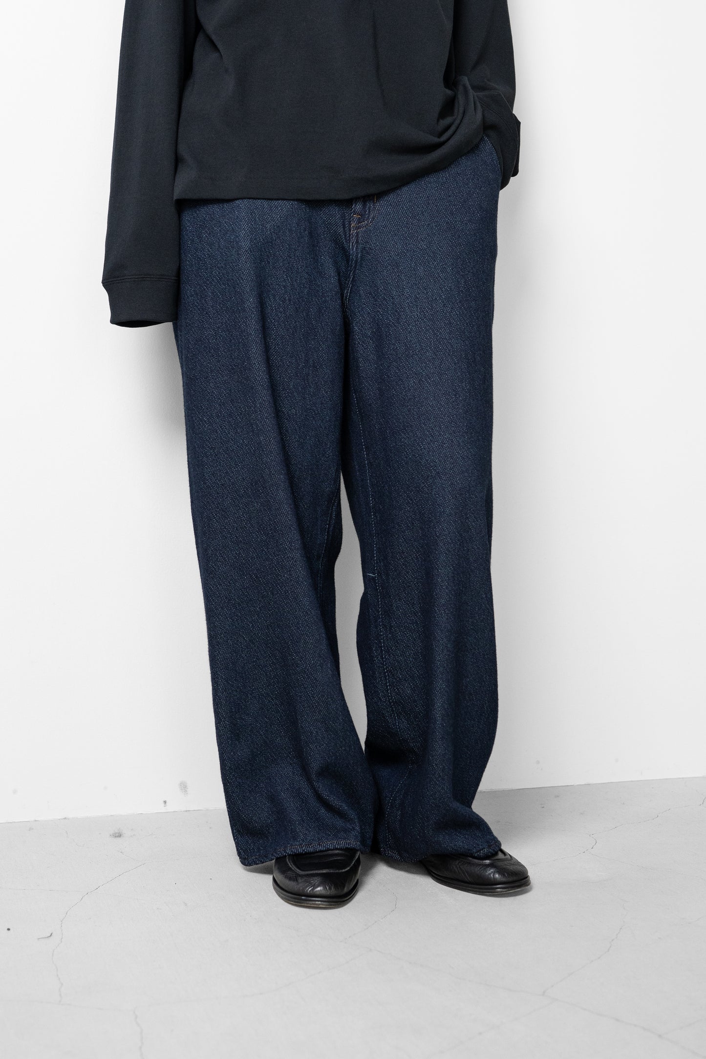 Afiit / LOOSE DENIM PANTS  "INDIGO"