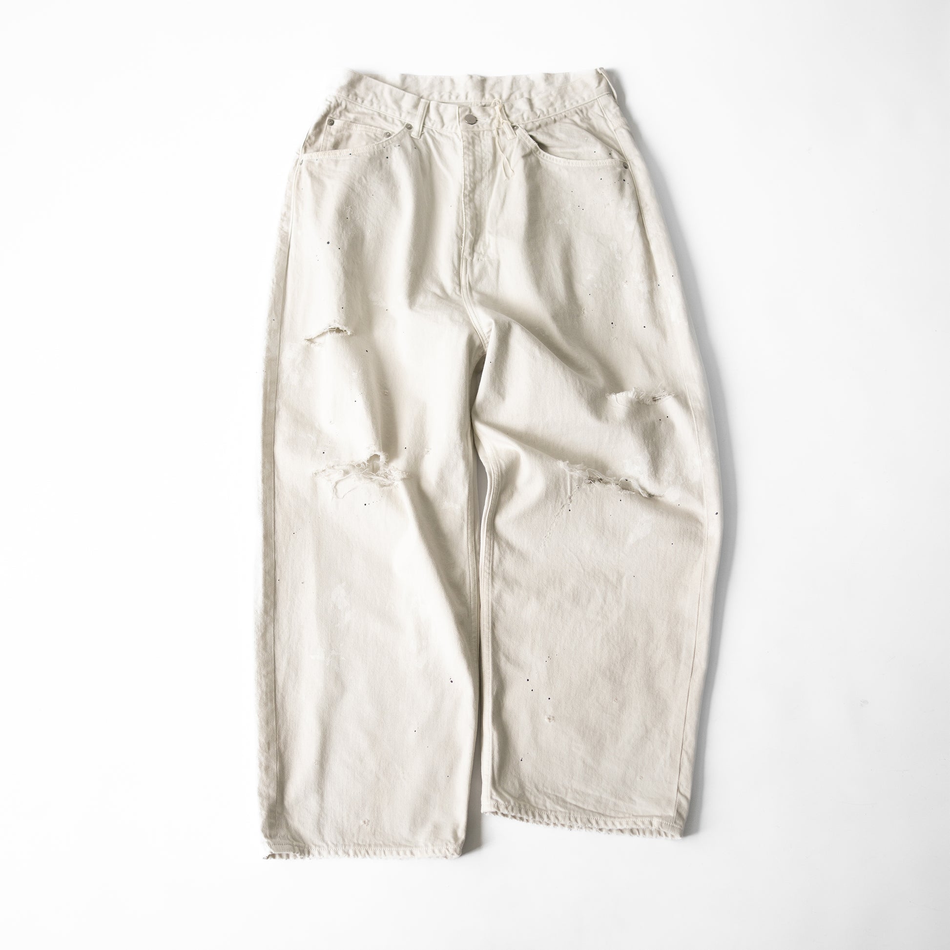 ANCELLM(アンセルム) / DAMAGE WIDE 5P DENIM PANTS  