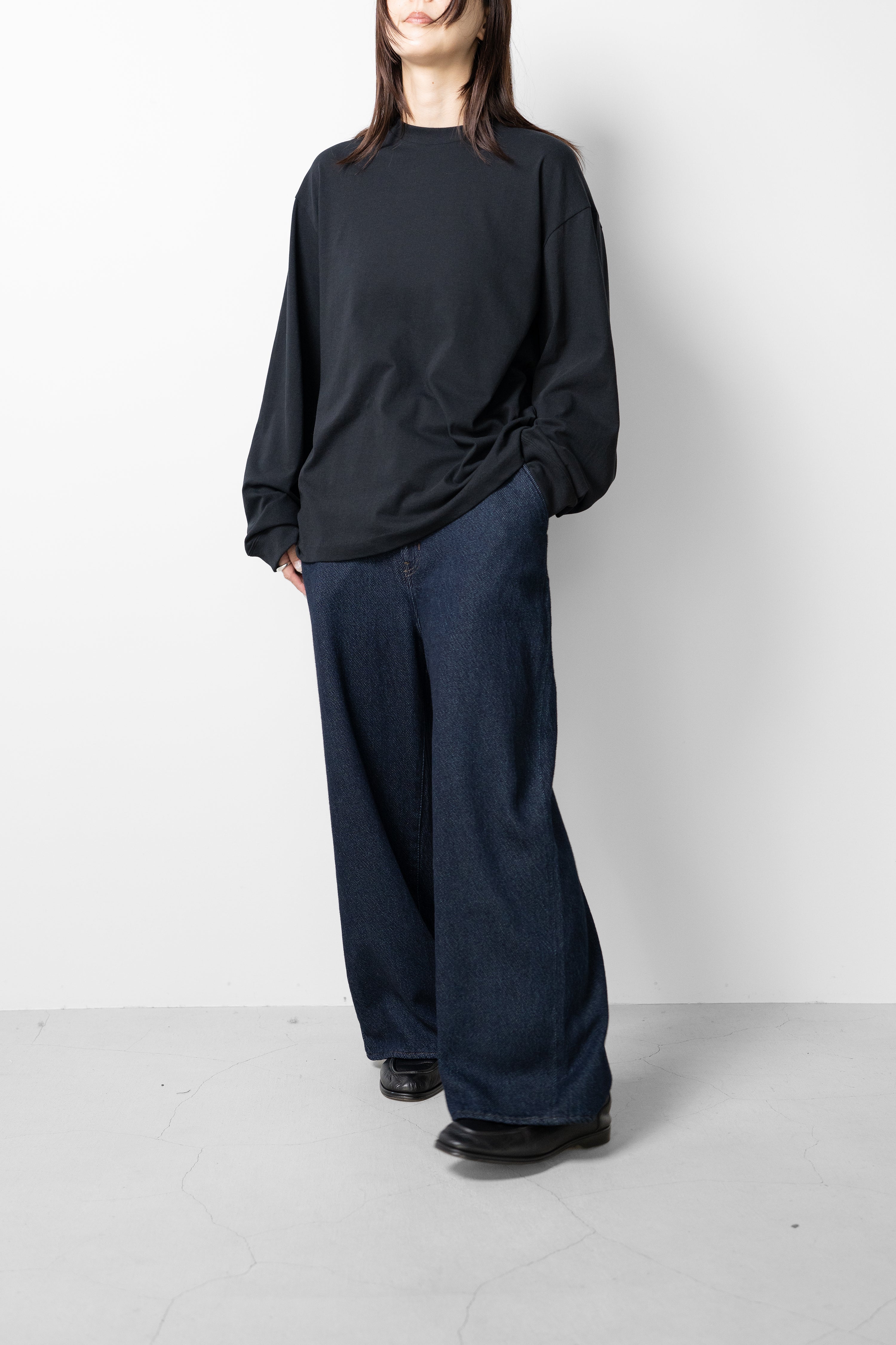 す*う様 Afiit DENIM PANTS インディゴ Afiit(アフィット) / LOOSE DENIM PANTS 