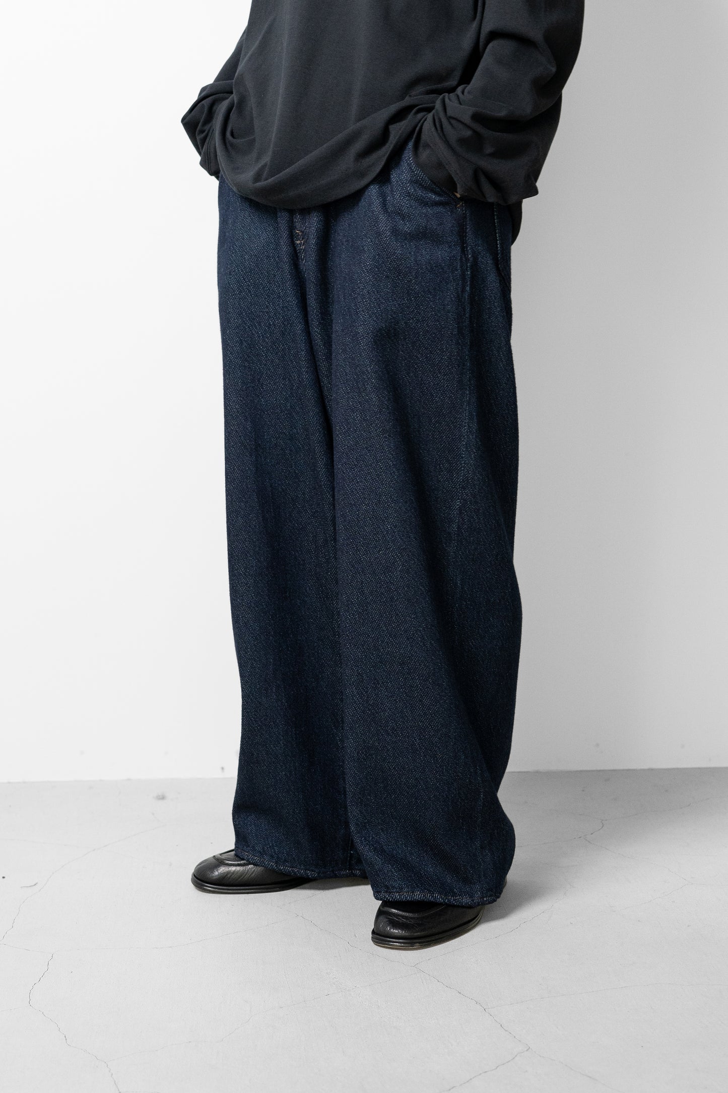 Afiit / LOOSE DENIM PANTS  "INDIGO"