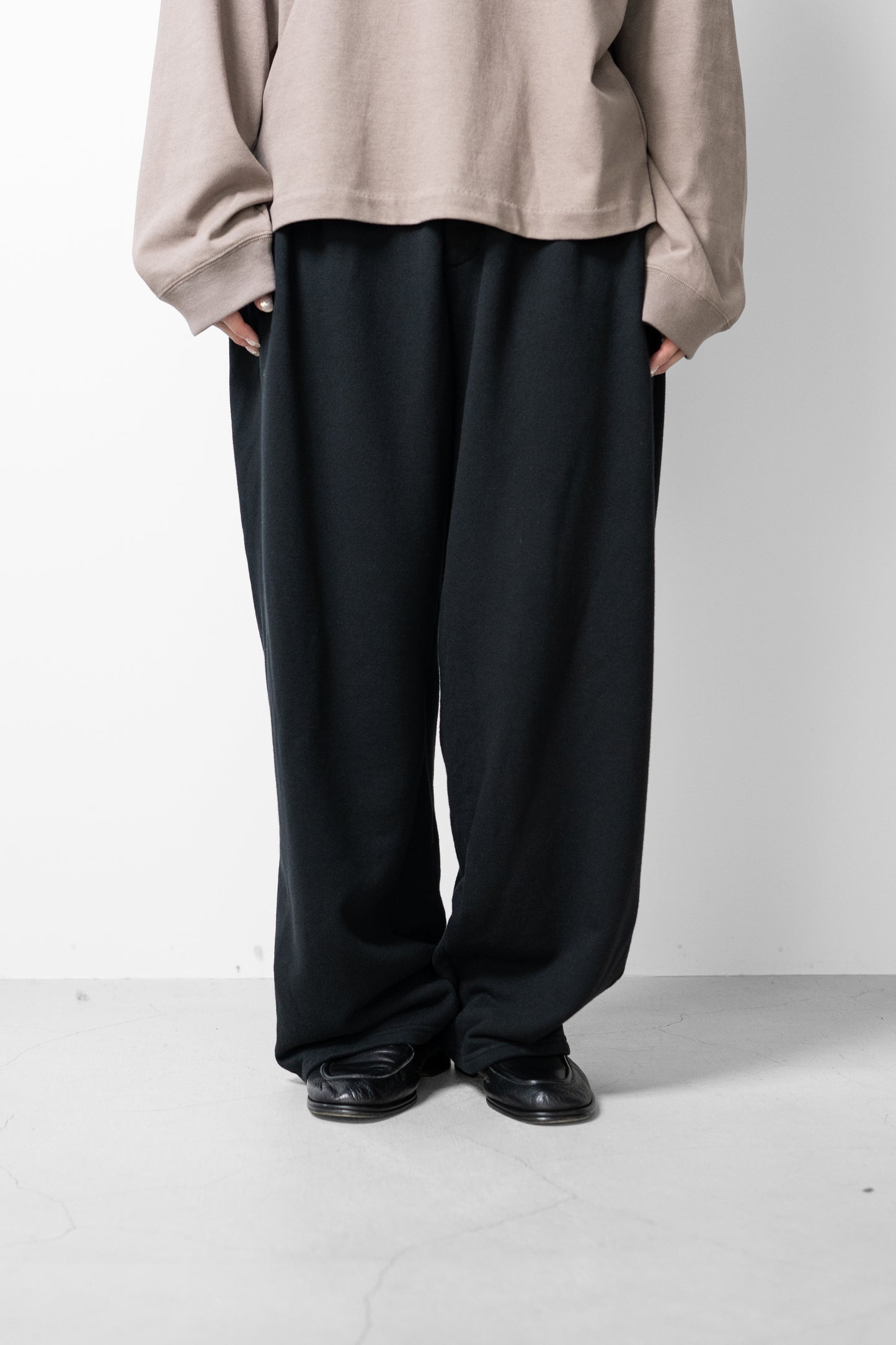 Afiit / 3TUCK SWEAT PANTS   "BLACK"