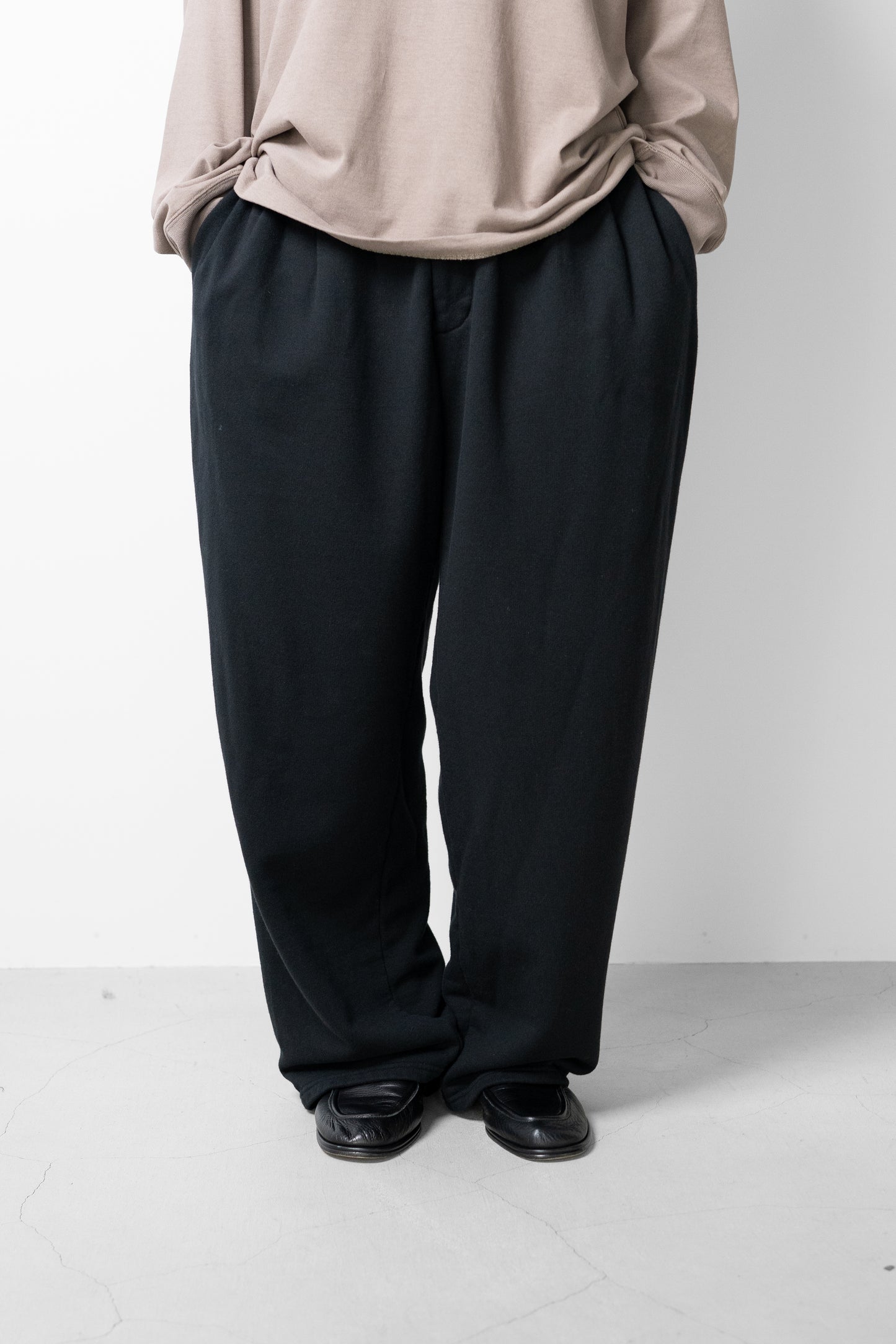 Afiit / 3TUCK SWEAT PANTS   "BLACK"
