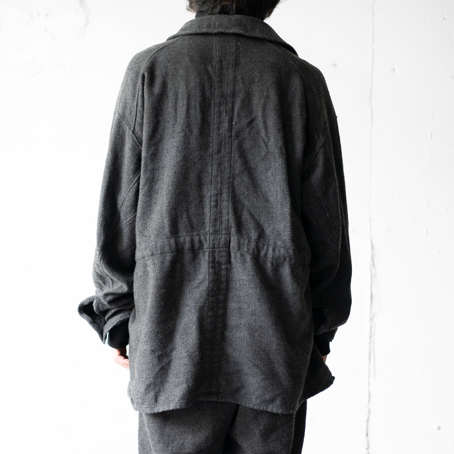 ANCELLM / PILLING SHIRT JACKET -ex- "BLACK"