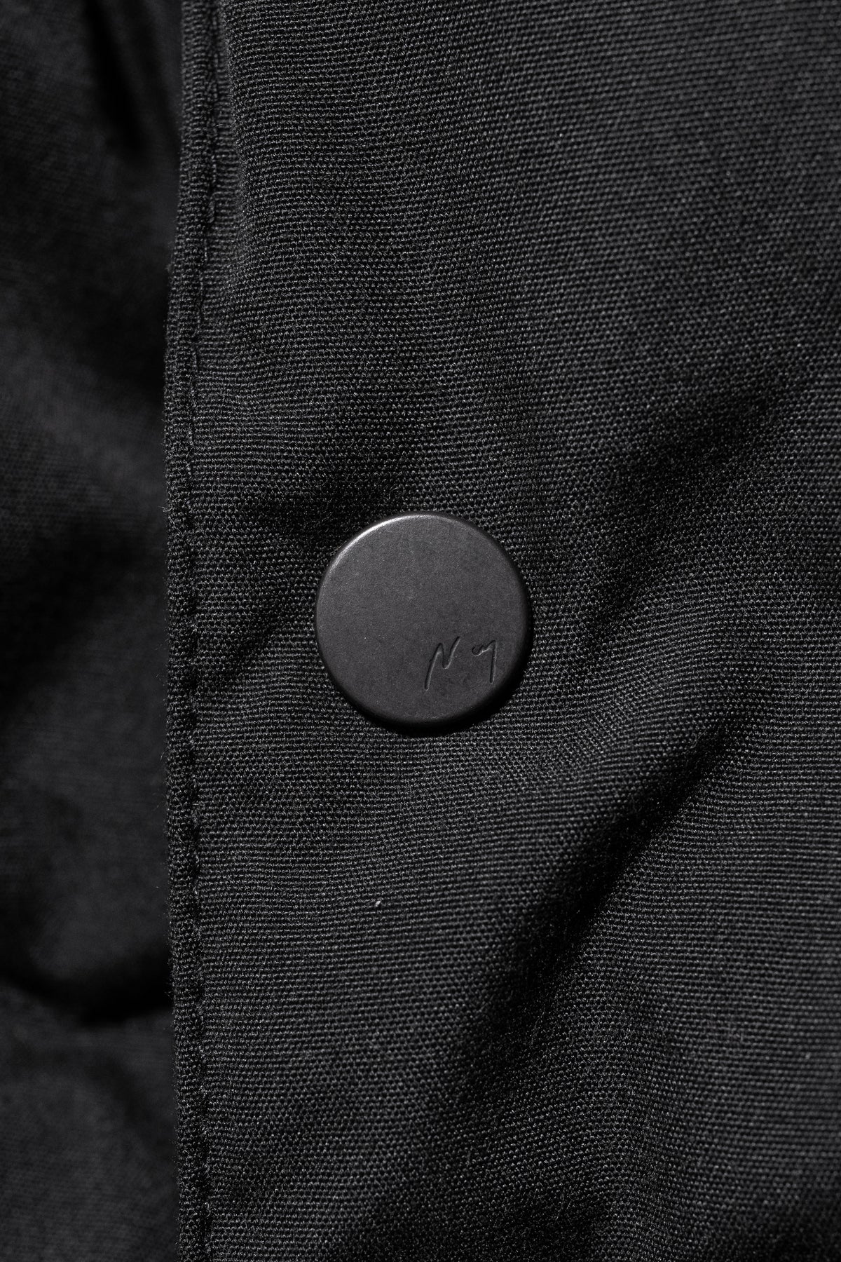 ANCELLM / AGING DOWN JACKET "BLACK"