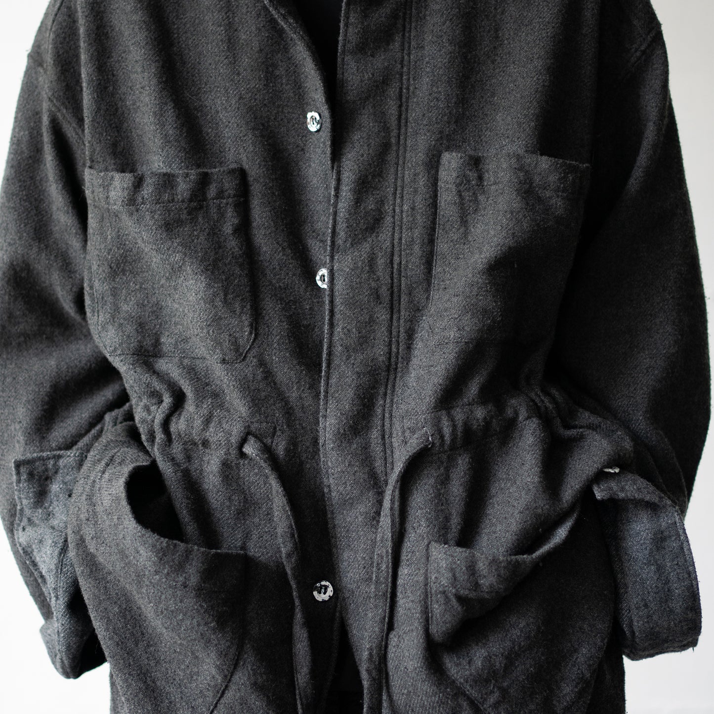 ANCELLM / PILLING SHIRT JACKET -ex- "BLACK"