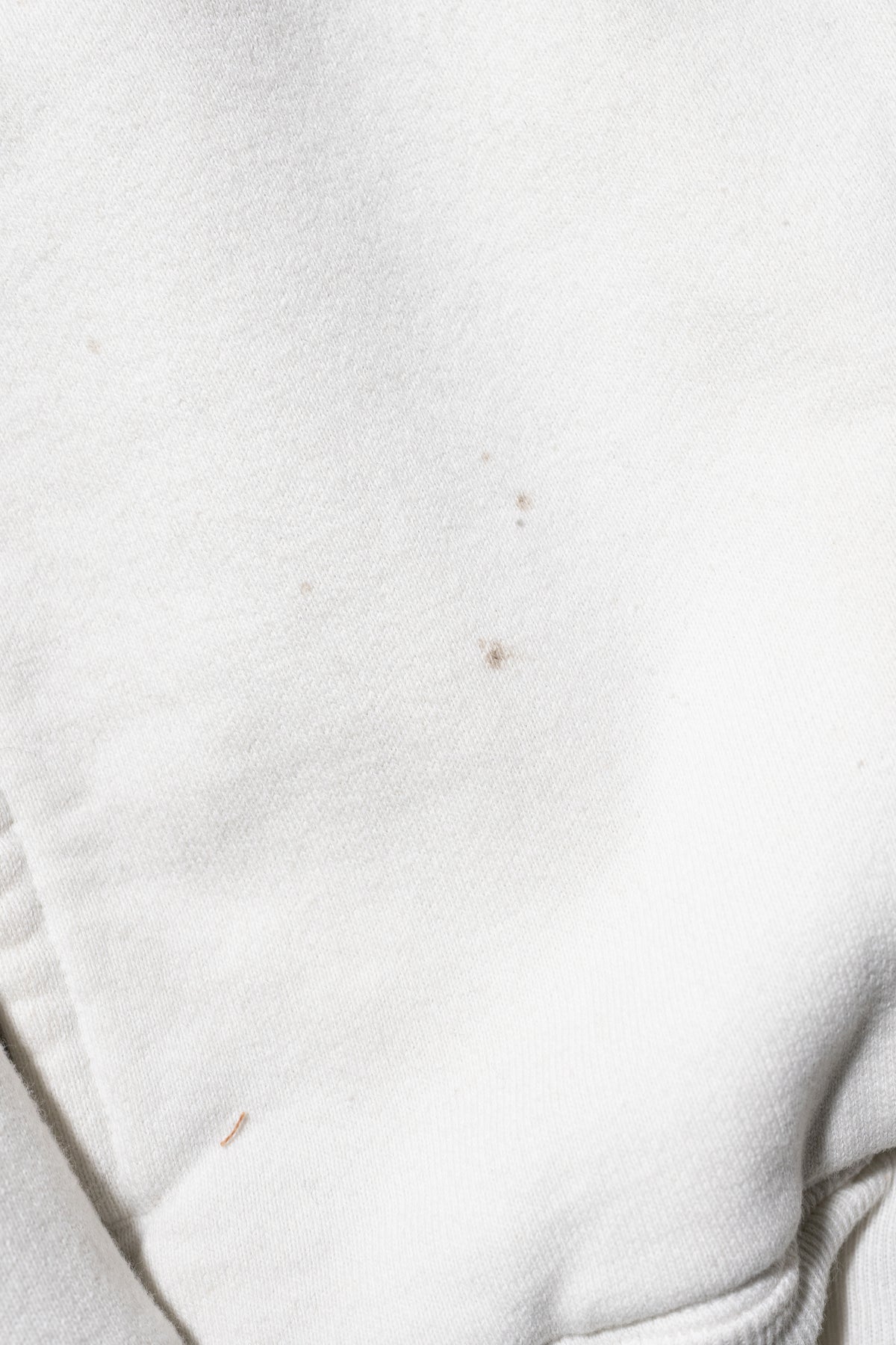 ANCELLM / FLEECE-LINED SWEAT VERSITY SHIRT "WHITE"