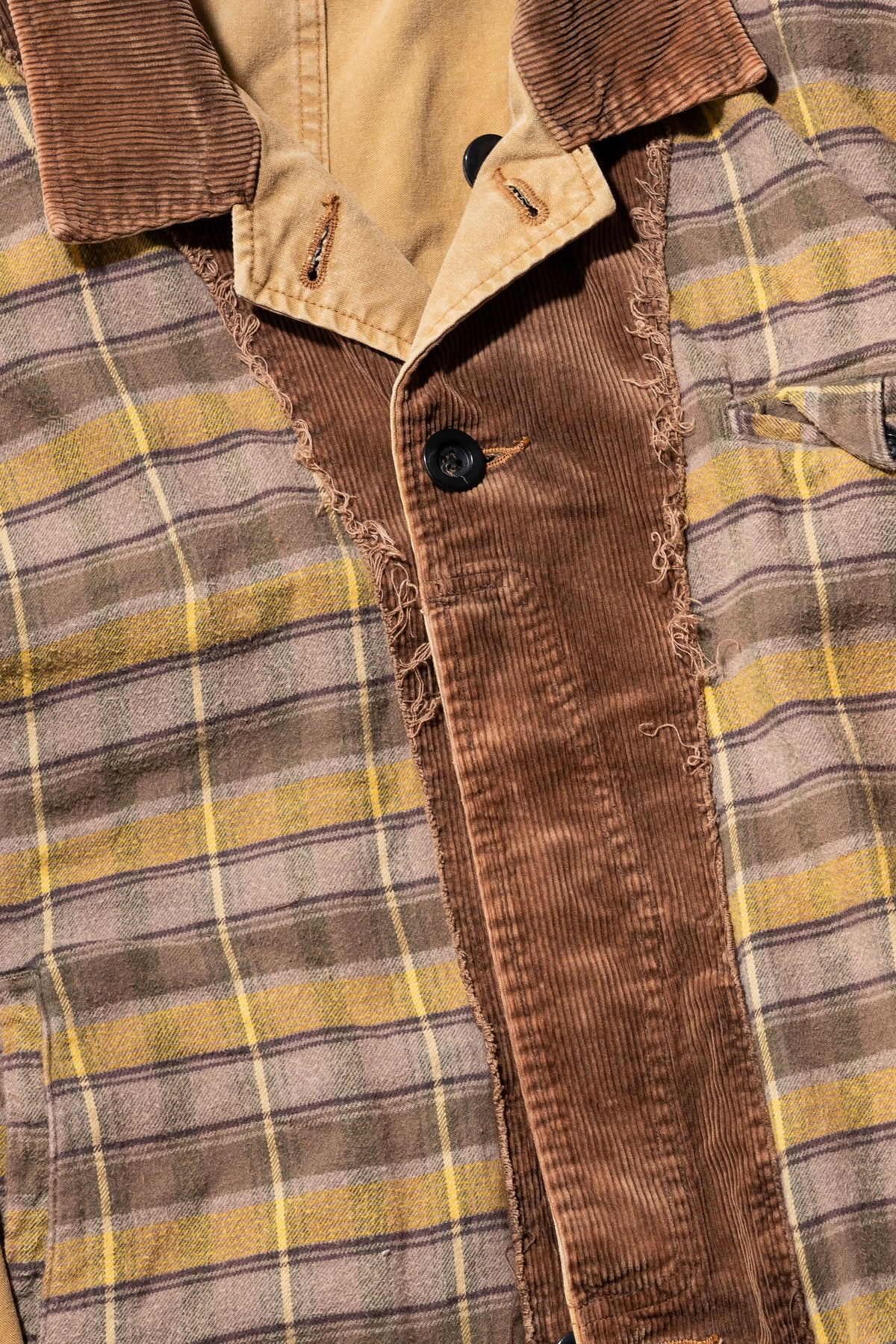 ANCELLM / REVERSIBLE WORK JACKET "CAMEL"