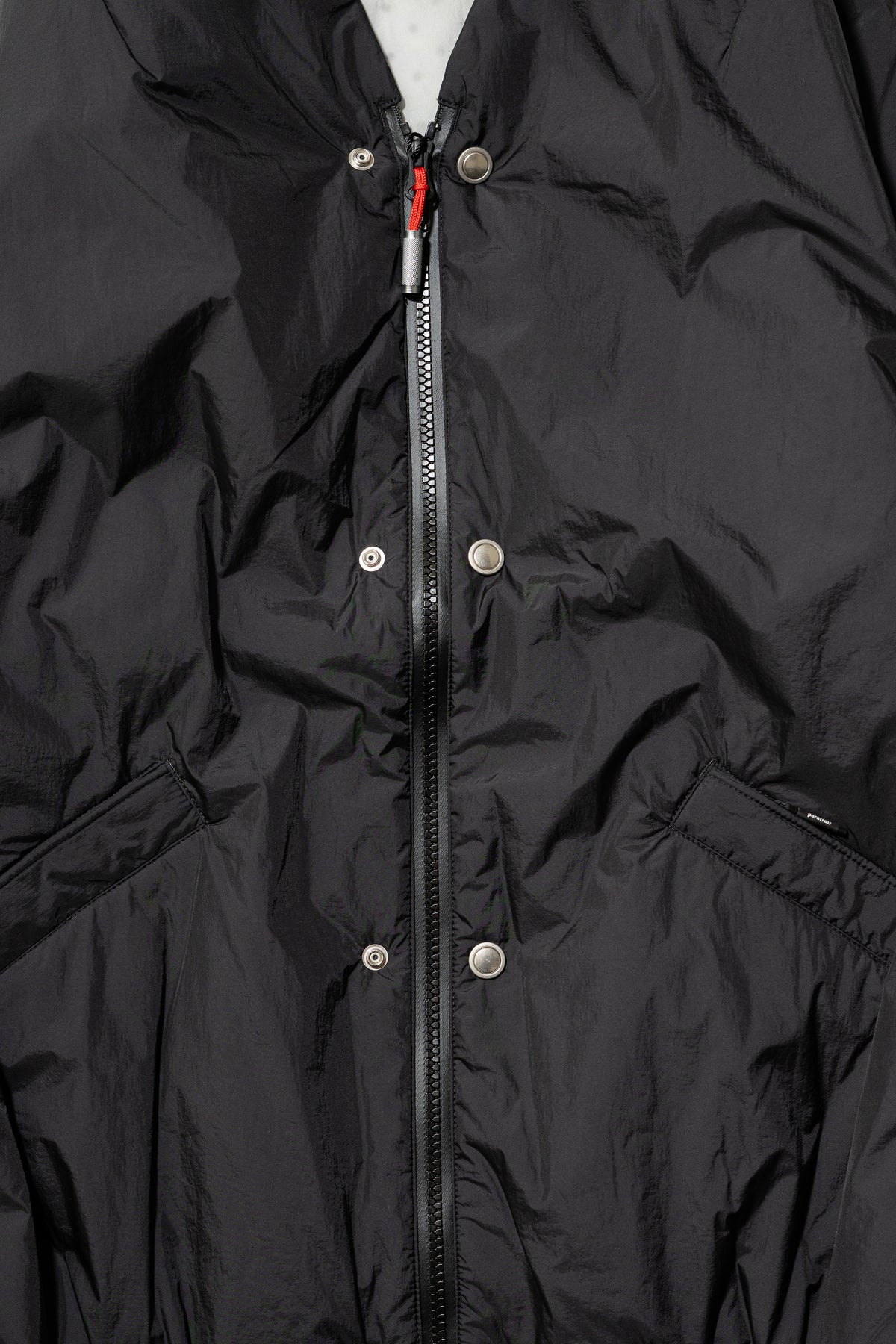 paratrait/ POROUS SKIN BLOUSON "BLACK"