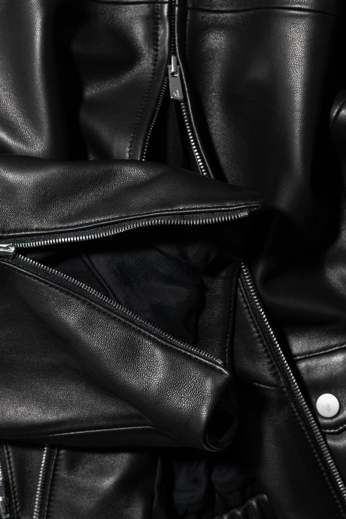 Afiit / LEATHER JACKET "BLACK"