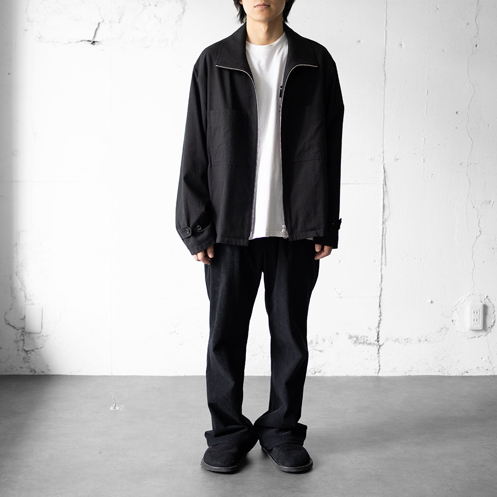 SAYATOMO / 1-Tack Corduroy Bootcut Pants "Black"