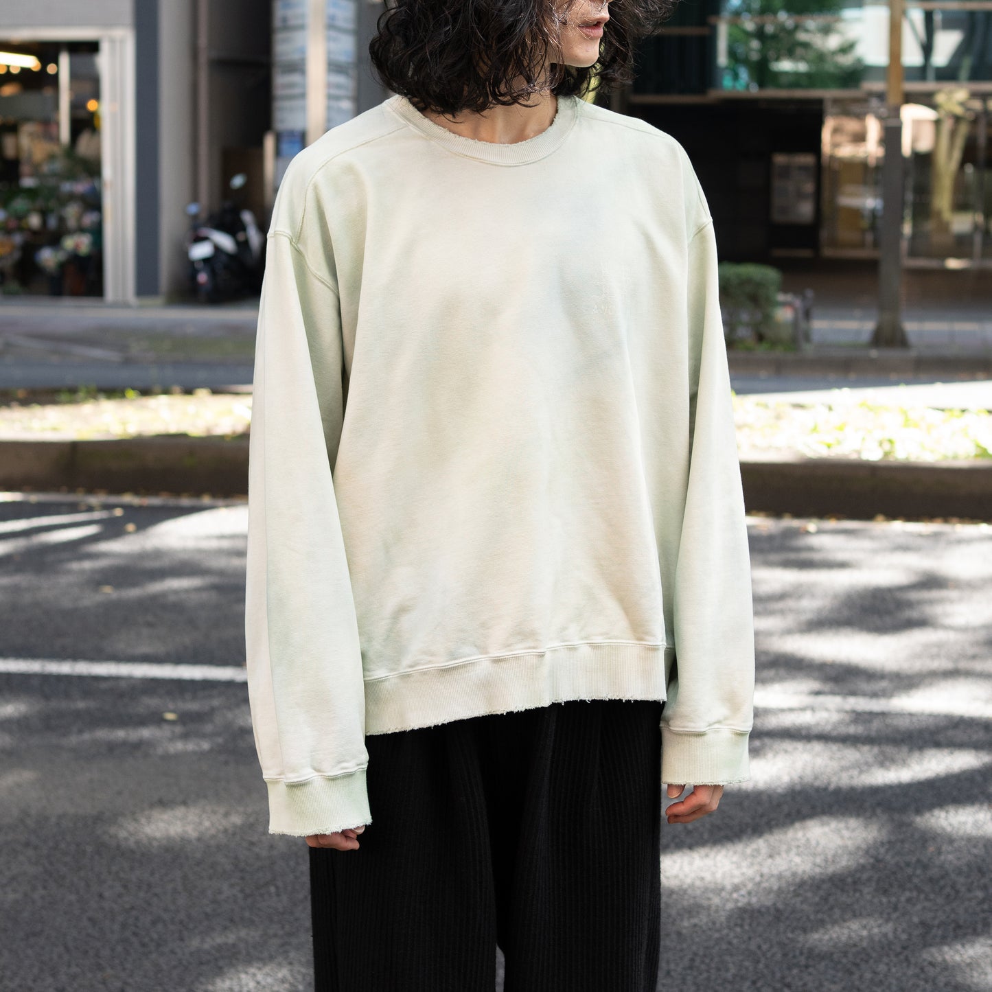 ANCELLM / BRIDGE SWEAT SHIRT "LAKE"