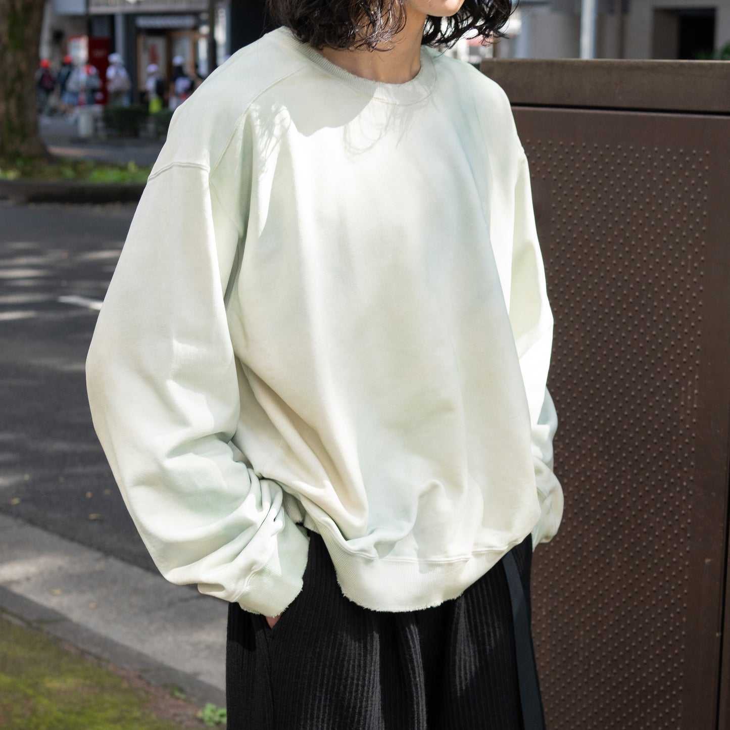 ANCELLM / BRIDGE SWEAT SHIRT "LAKE"
