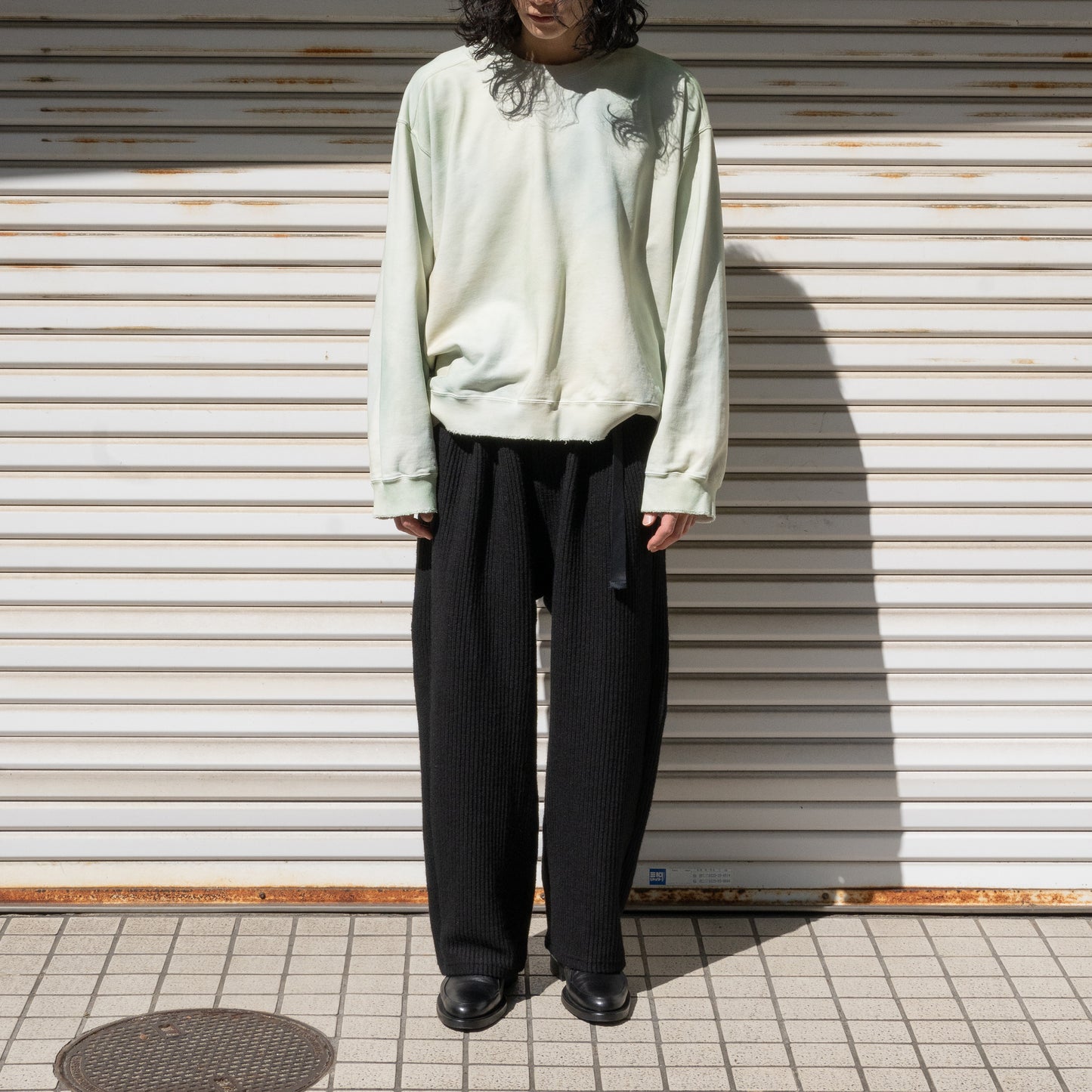 ANCELLM / BRIDGE SWEAT SHIRT "LAKE"
