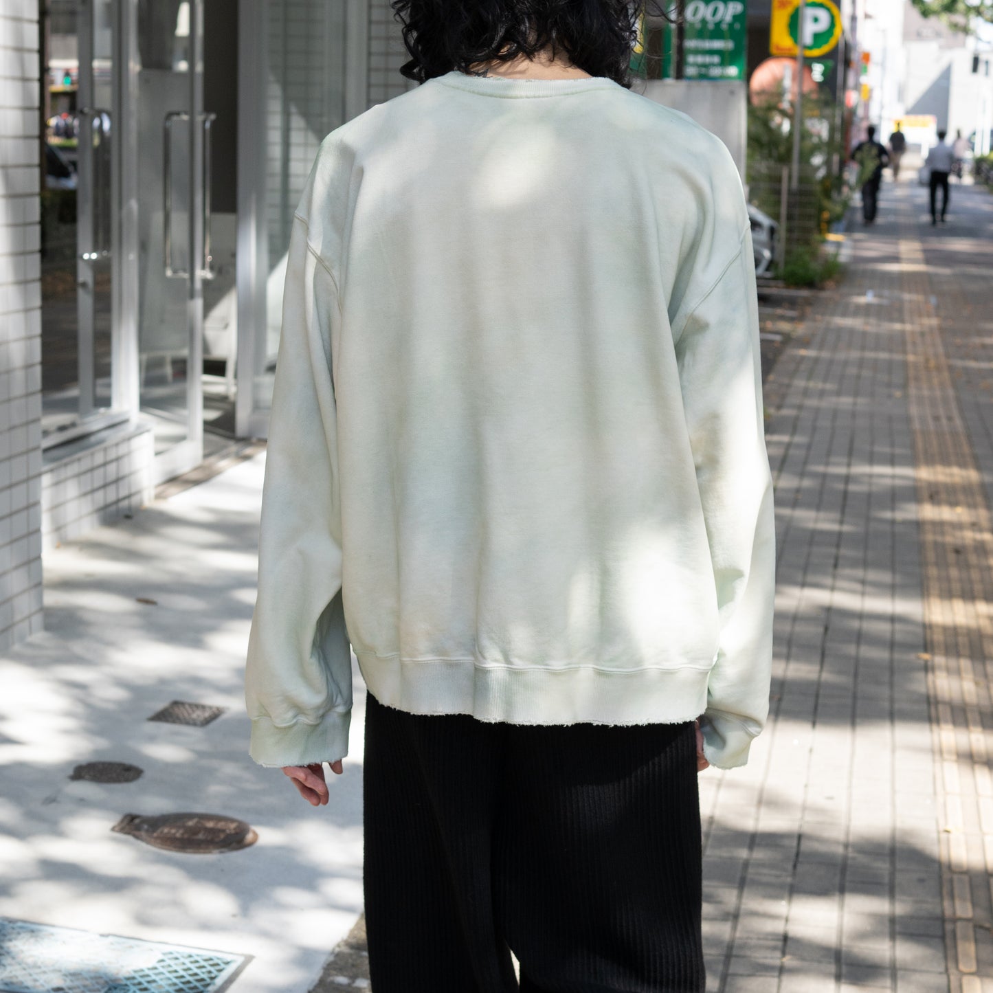 ANCELLM / BRIDGE SWEAT SHIRT "LAKE"