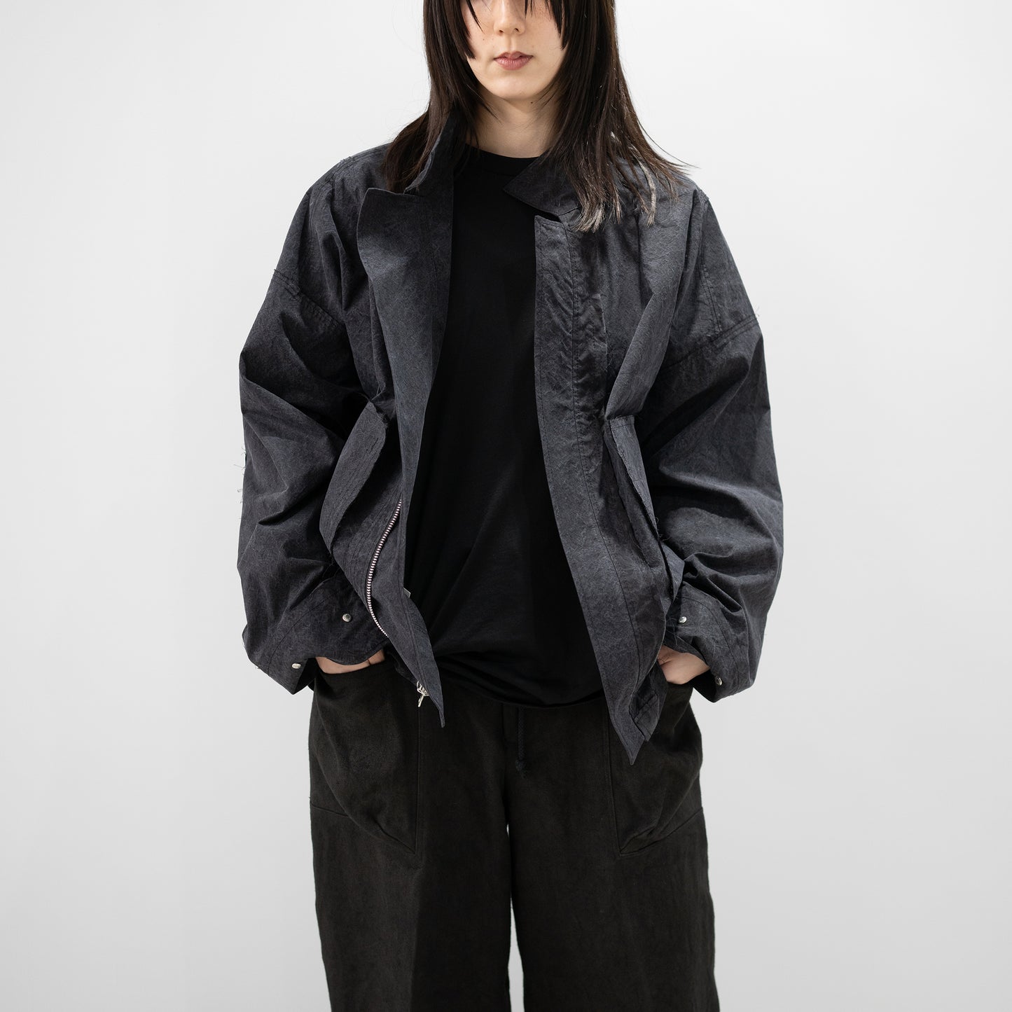 BIBLIOTHERK /  REVERSIBLE JACKET "BLACK"