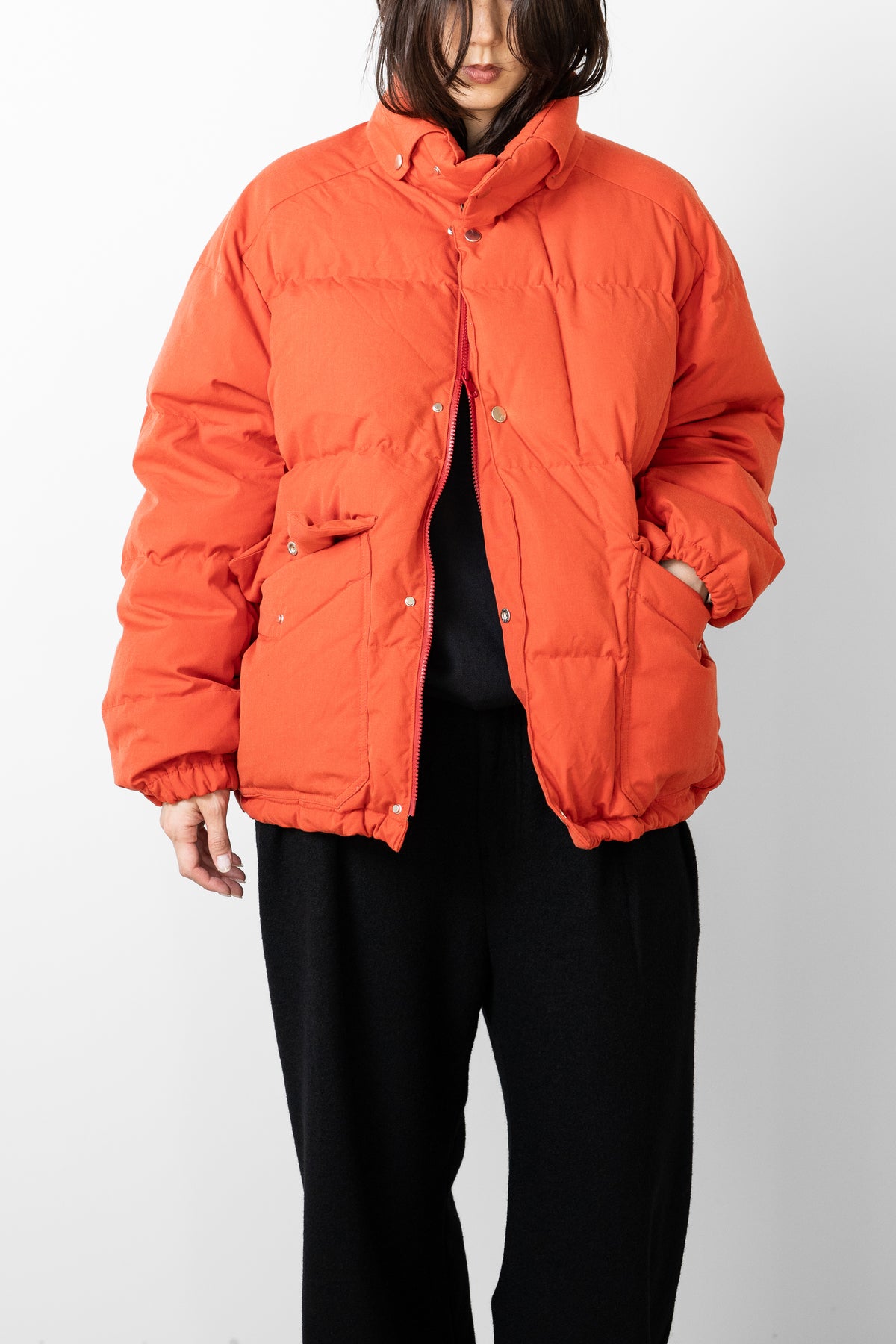 ANCELLM / AGING DOWN JACKET "RED"