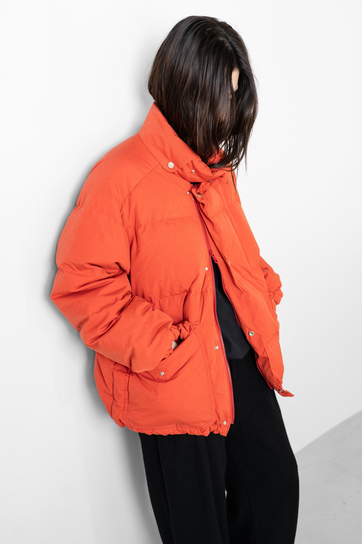 ANCELLM / AGING DOWN JACKET "RED"