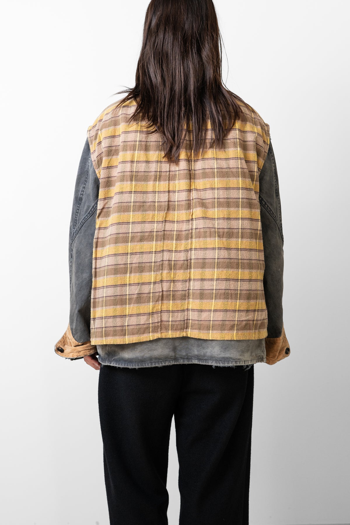 ANCELLM / REVERSIBLE WORK JACKET "BLACK"