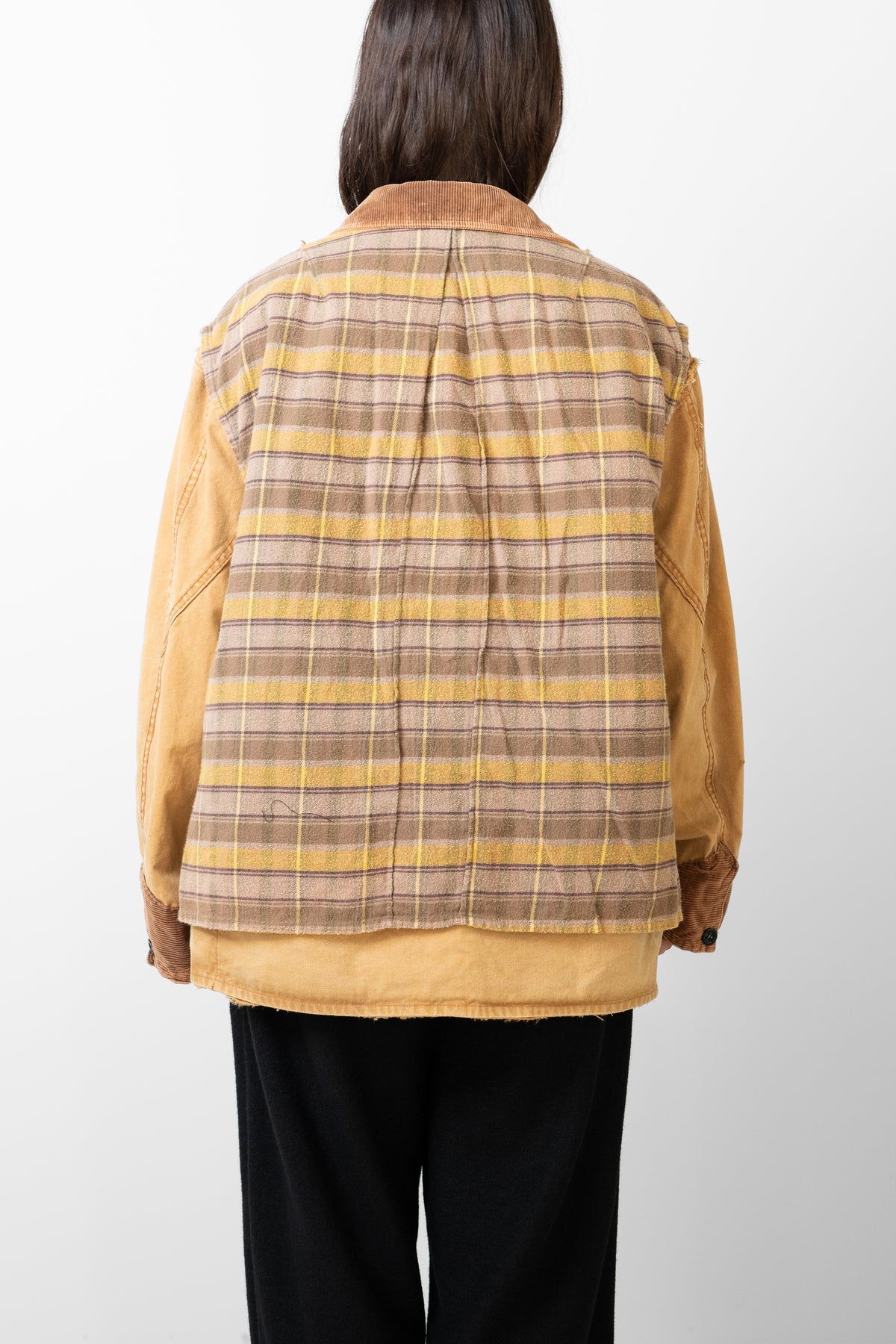 ANCELLM / REVERSIBLE WORK JACKET "CAMEL"