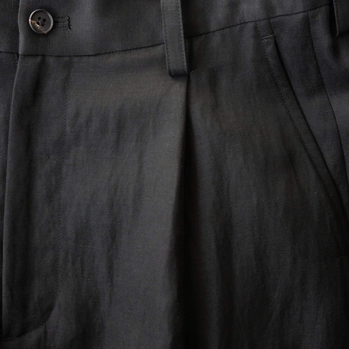 ssstein/ VIS/LI BRIGHT TWILL CARGO SHORT TROUSERS "BLACK"