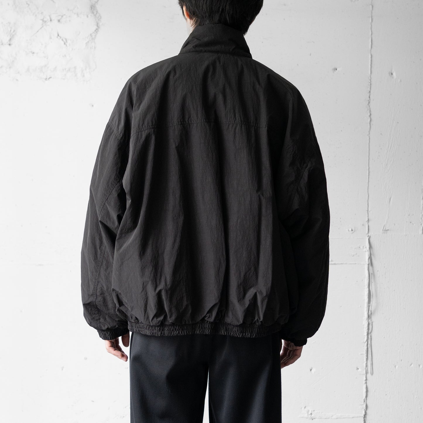 ssstein/ WINDPROOF NYLON PADDED JACKET "BLACK"