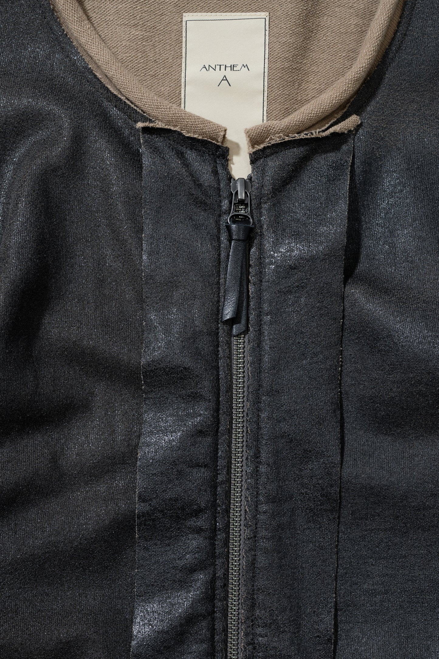 ANTHEM A/ CRACK TERRY MILITARY BLOUSON "Brown"